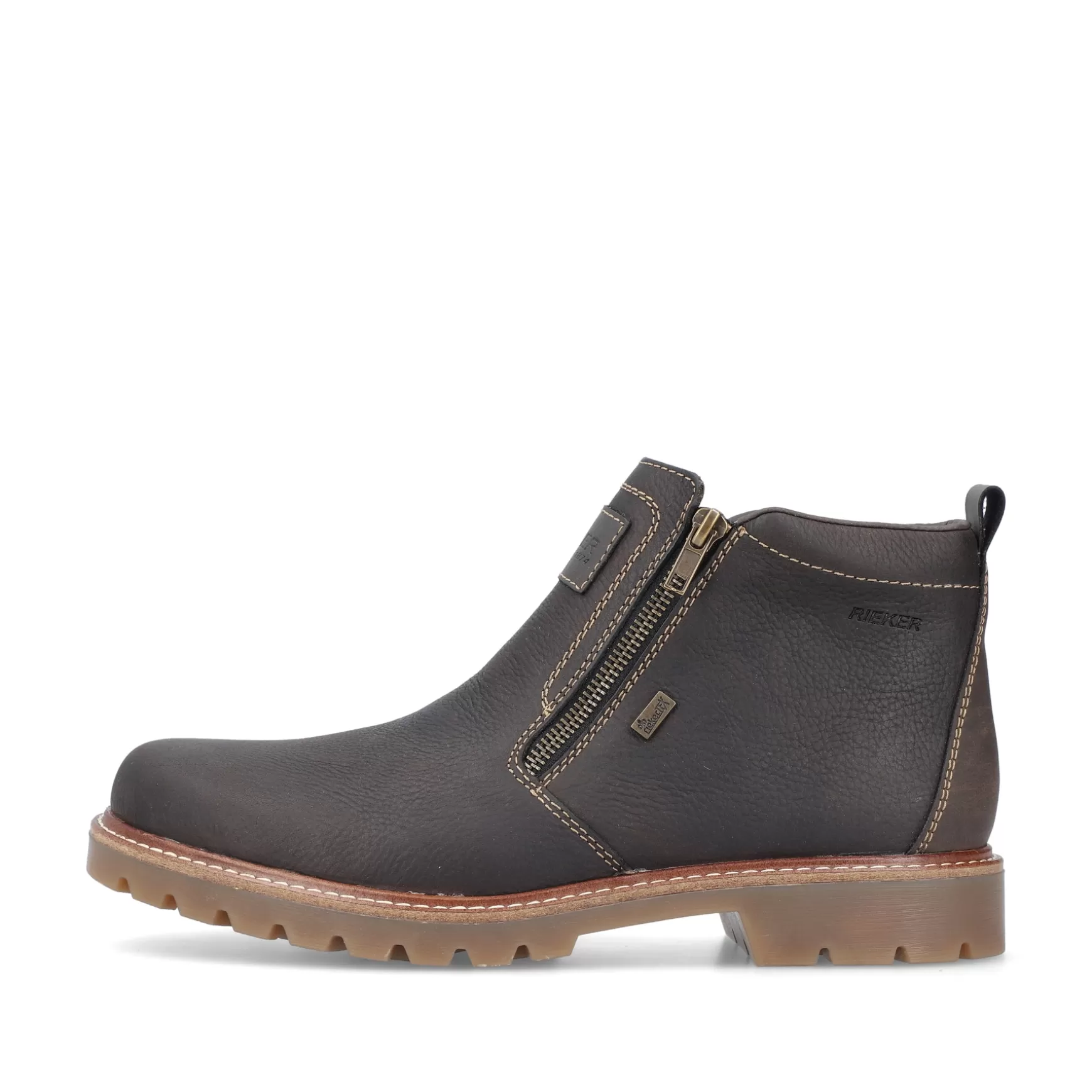 Men'S Short Boots Black Brown-Rieker Sale