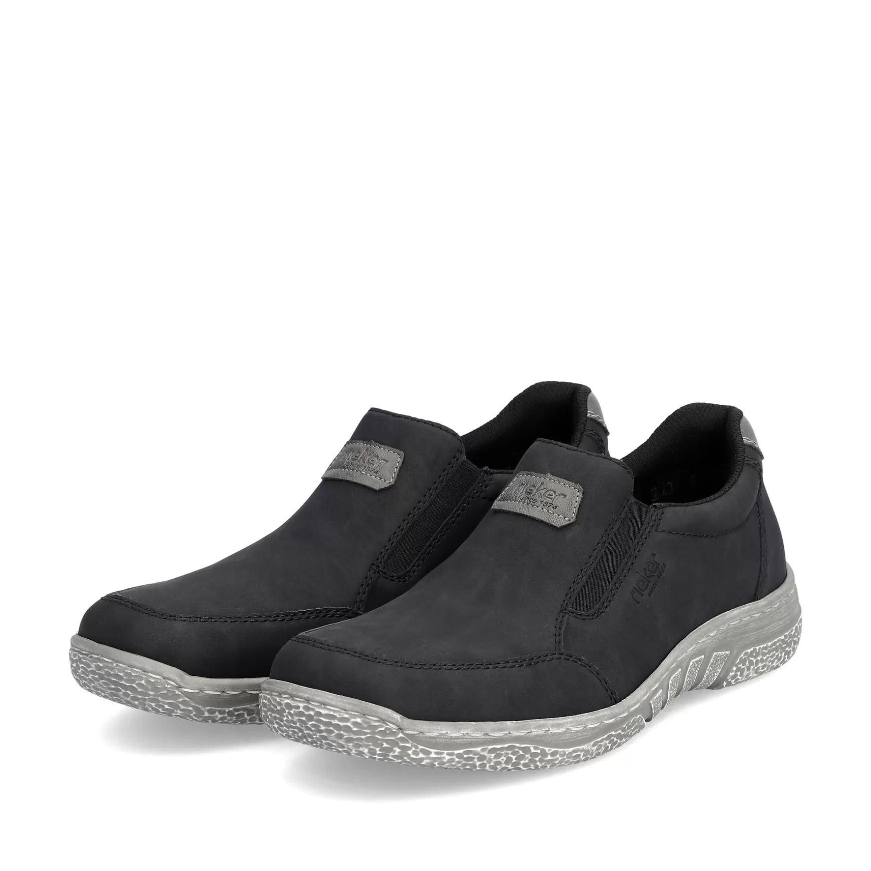 Men'S Slippers Asphalt Black-Rieker Clearance