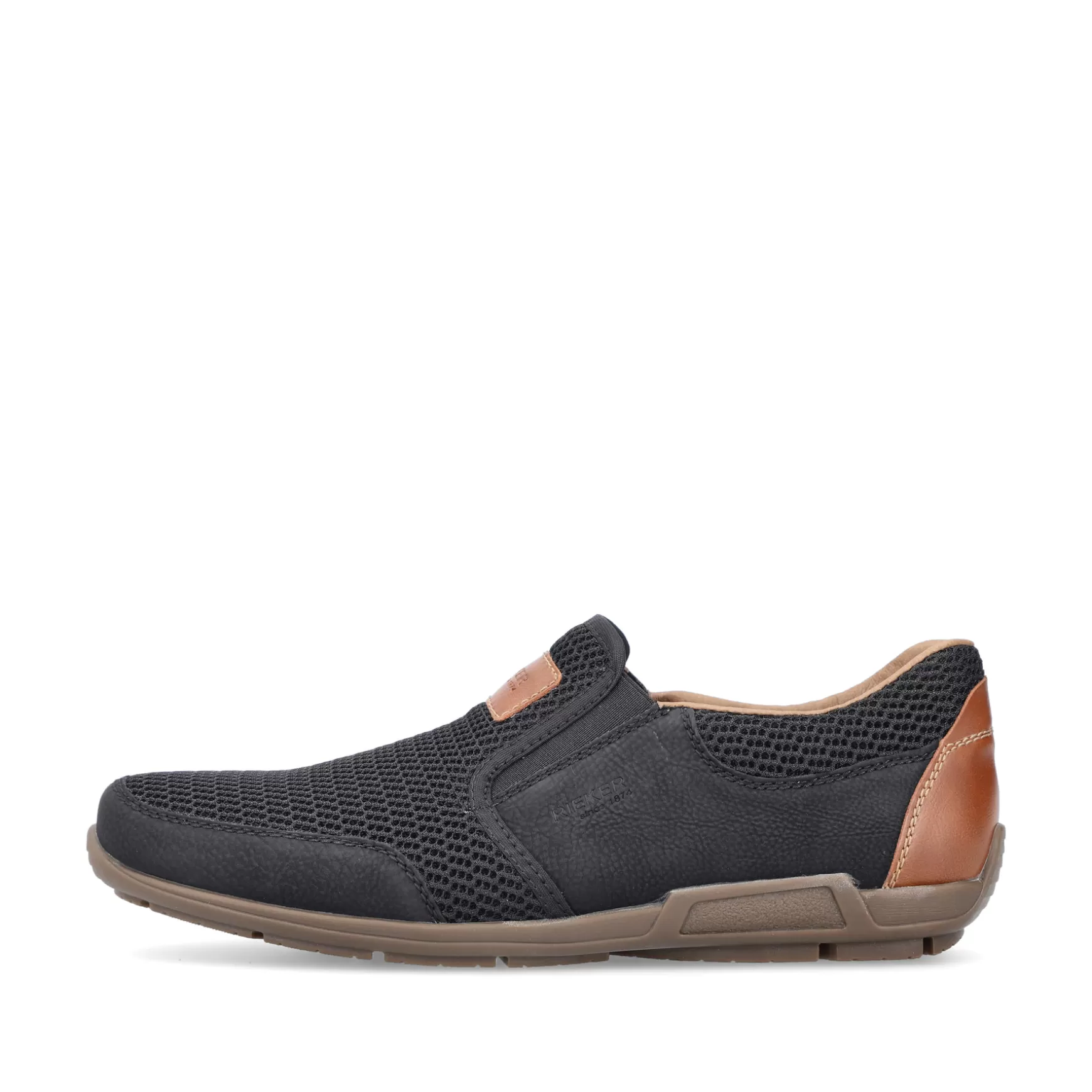 Men'S Slippers Asphalt Black-Rieker Discount