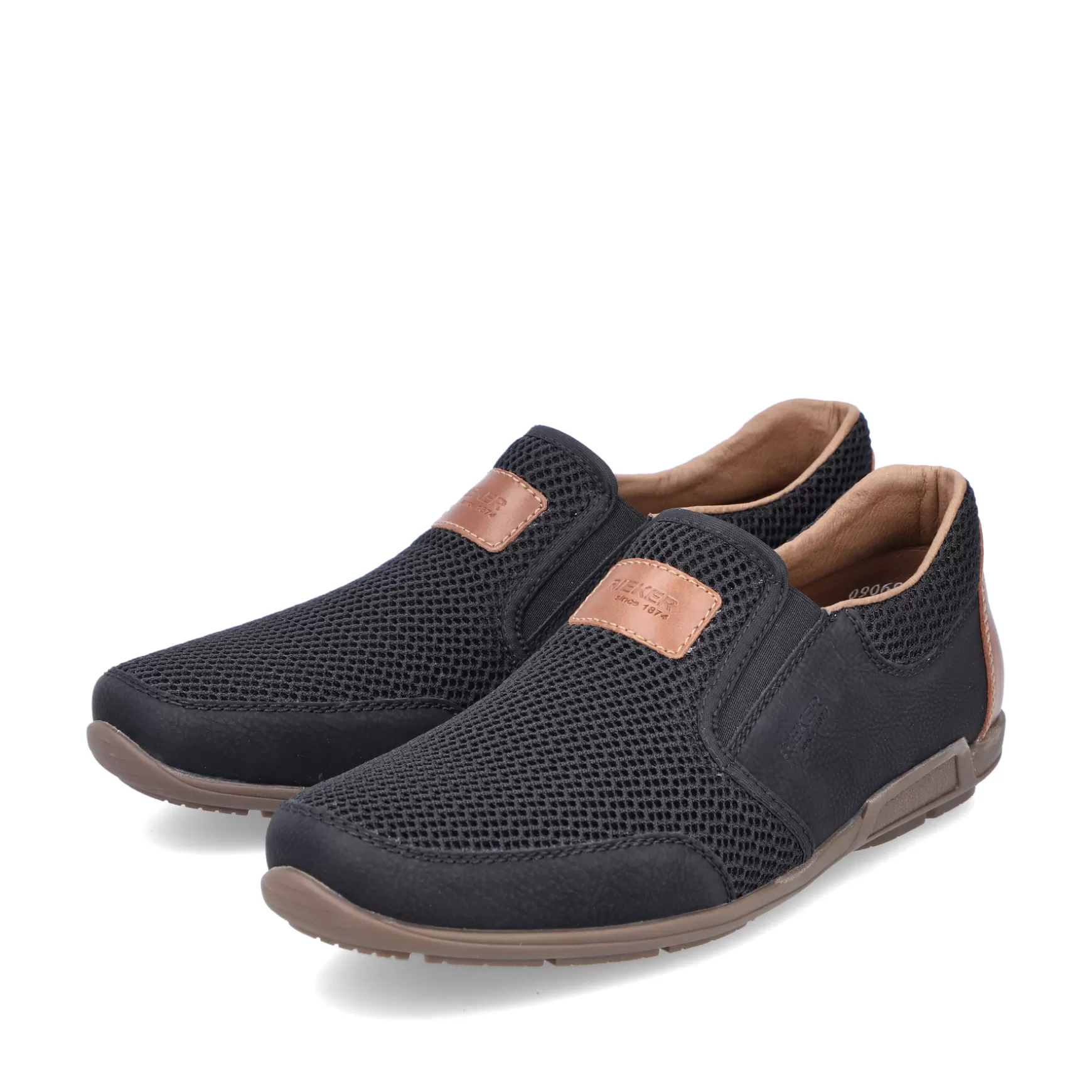 Men'S Slippers Asphalt Black-Rieker Discount