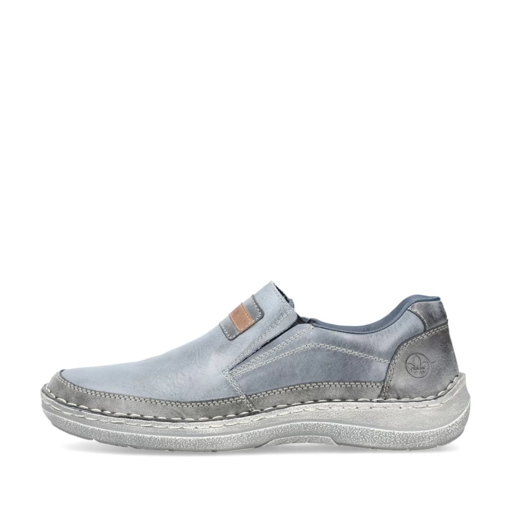 Men'S Slippers Blue Metallic-Rieker Fashion