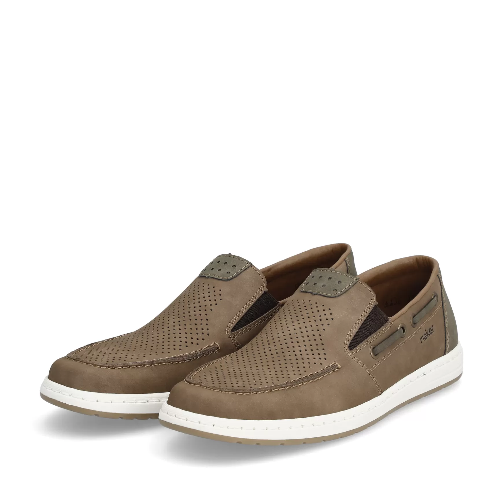 Men'S Slippers Brown Gray-Rieker Store