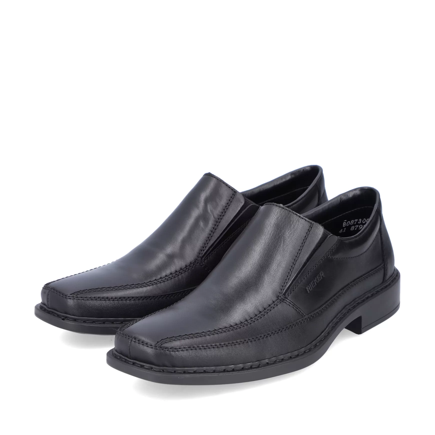 Men'S Slippers Glossy Black-Rieker Store