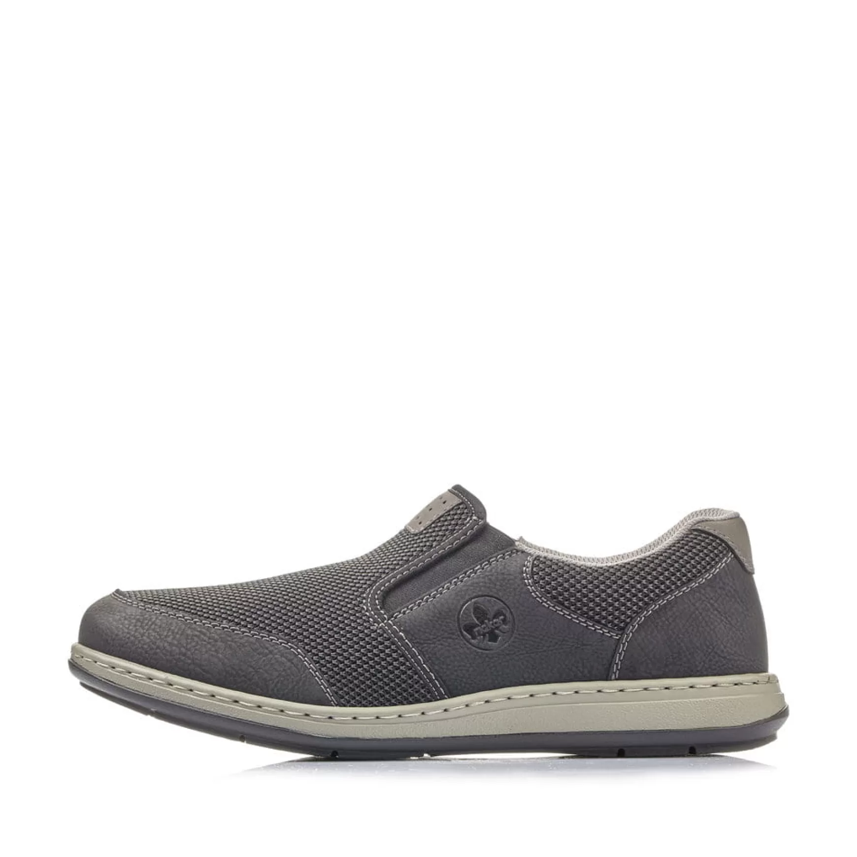 Men'S Slippers Graphite Black-Rieker Clearance