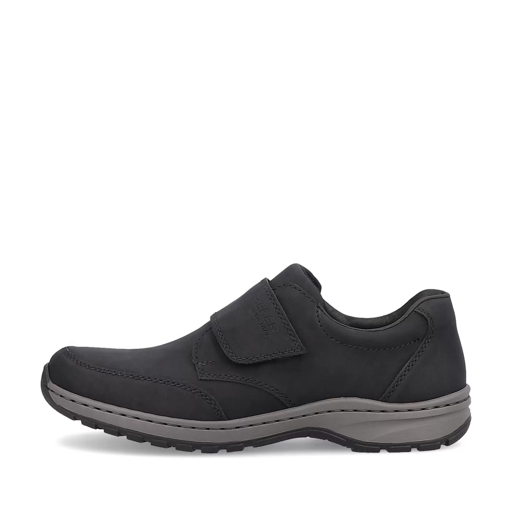 Men'S Slippers Graphite Black-Rieker Best Sale