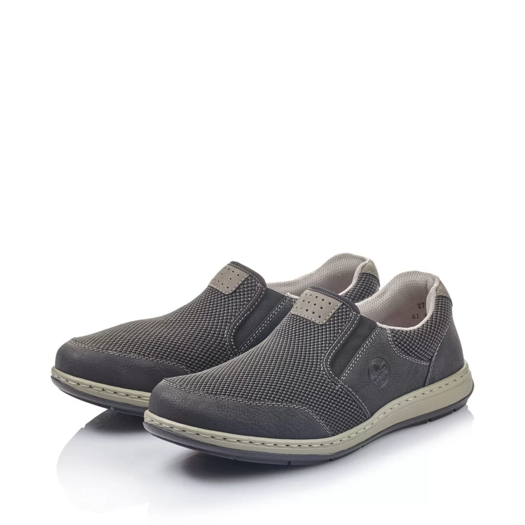 Men'S Slippers Graphite Black-Rieker Clearance