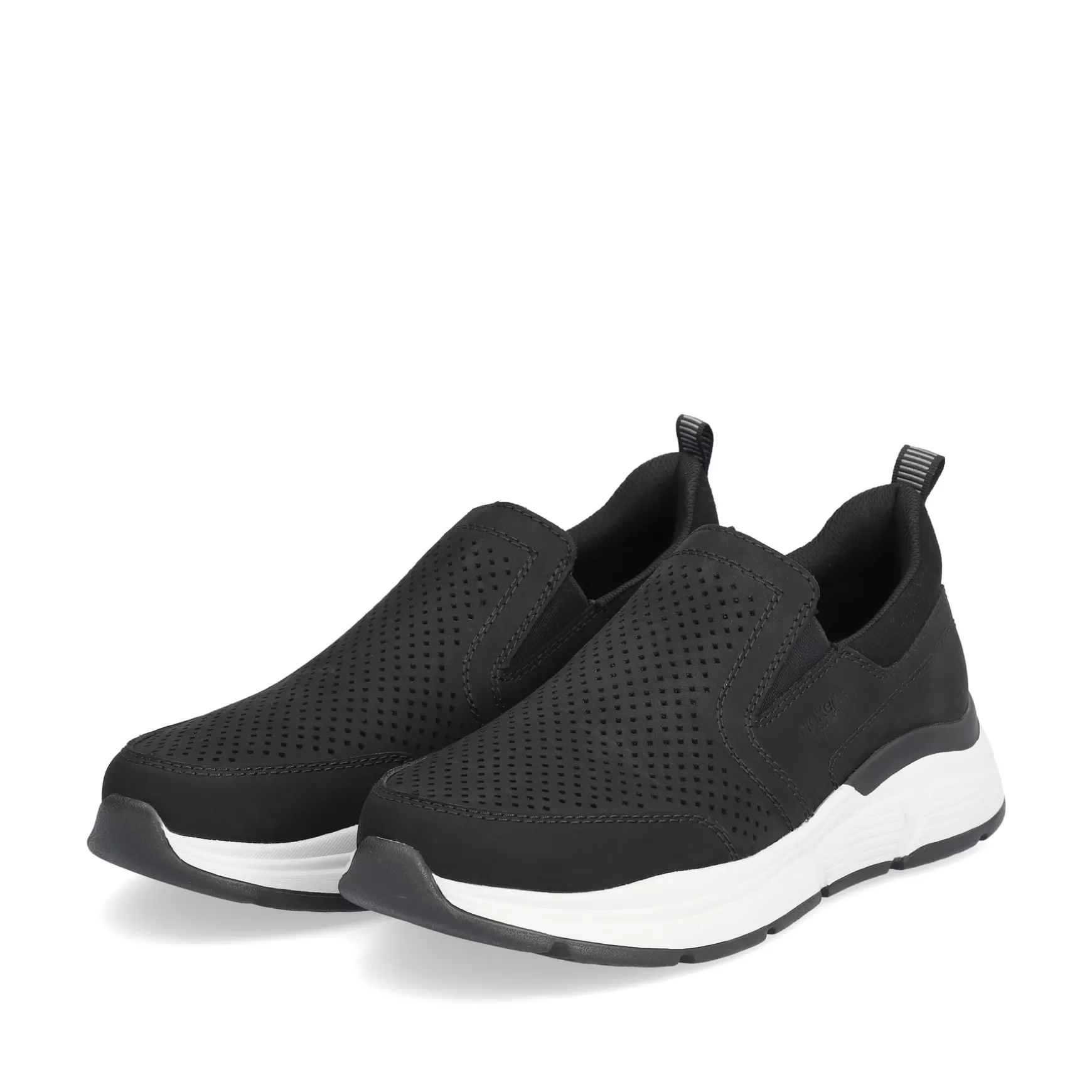 Men'S Slippers Jet Black-Rieker Clearance