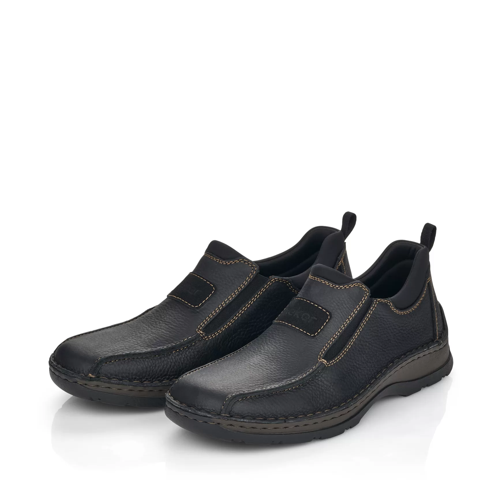 Men'S Slippers Jet Black-Rieker Best