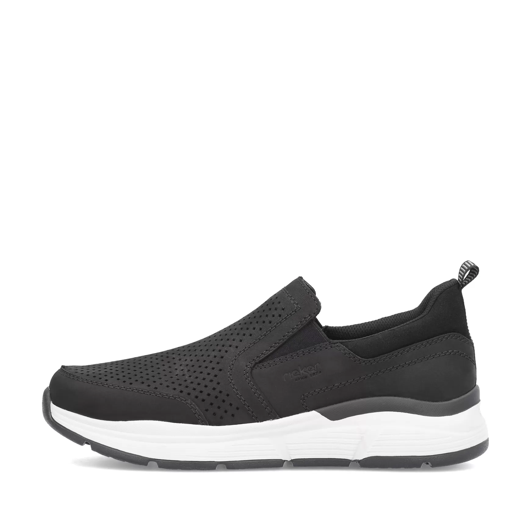 Men'S Slippers Jet Black-Rieker Clearance