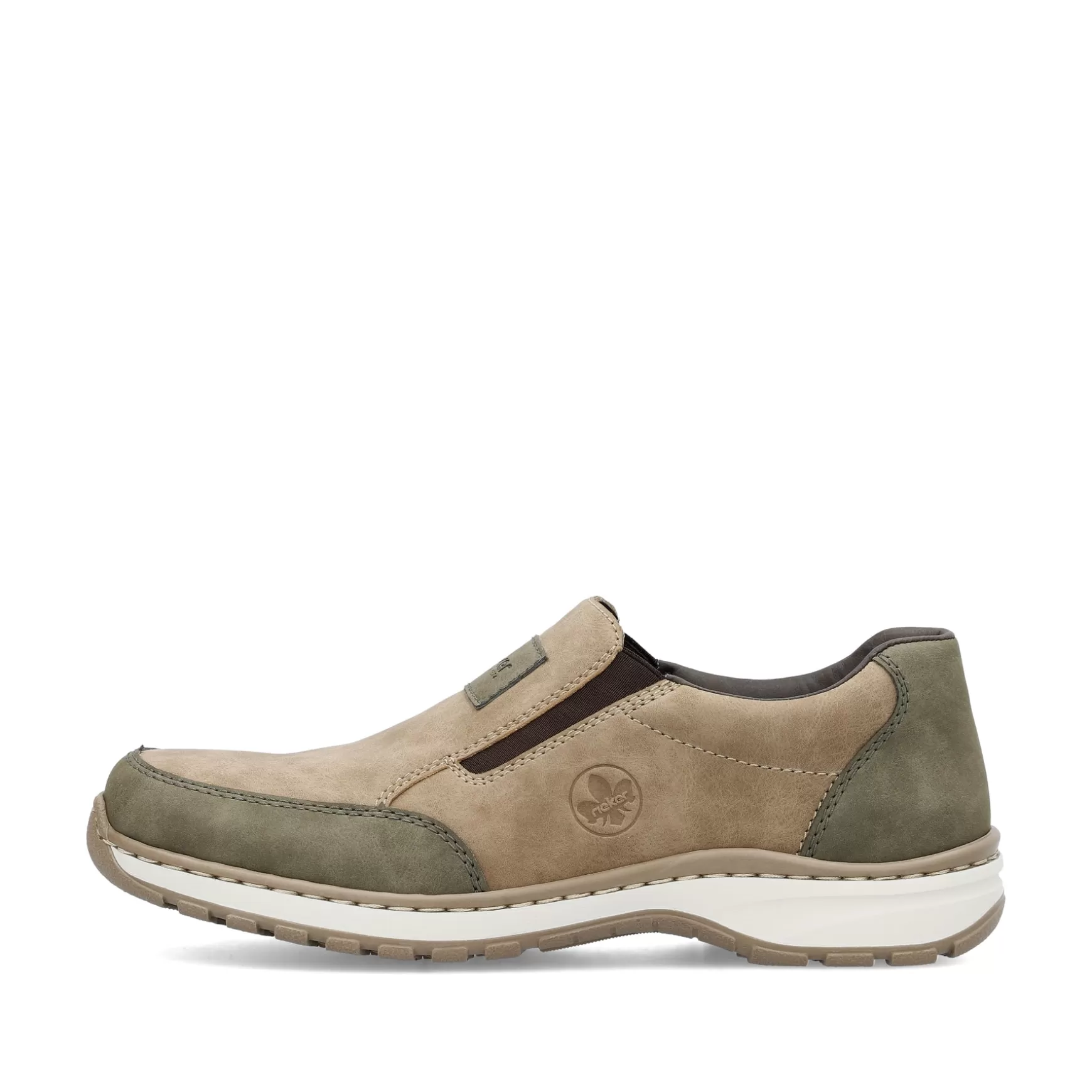 Men'S Slippers Light Beige-Rieker Cheap