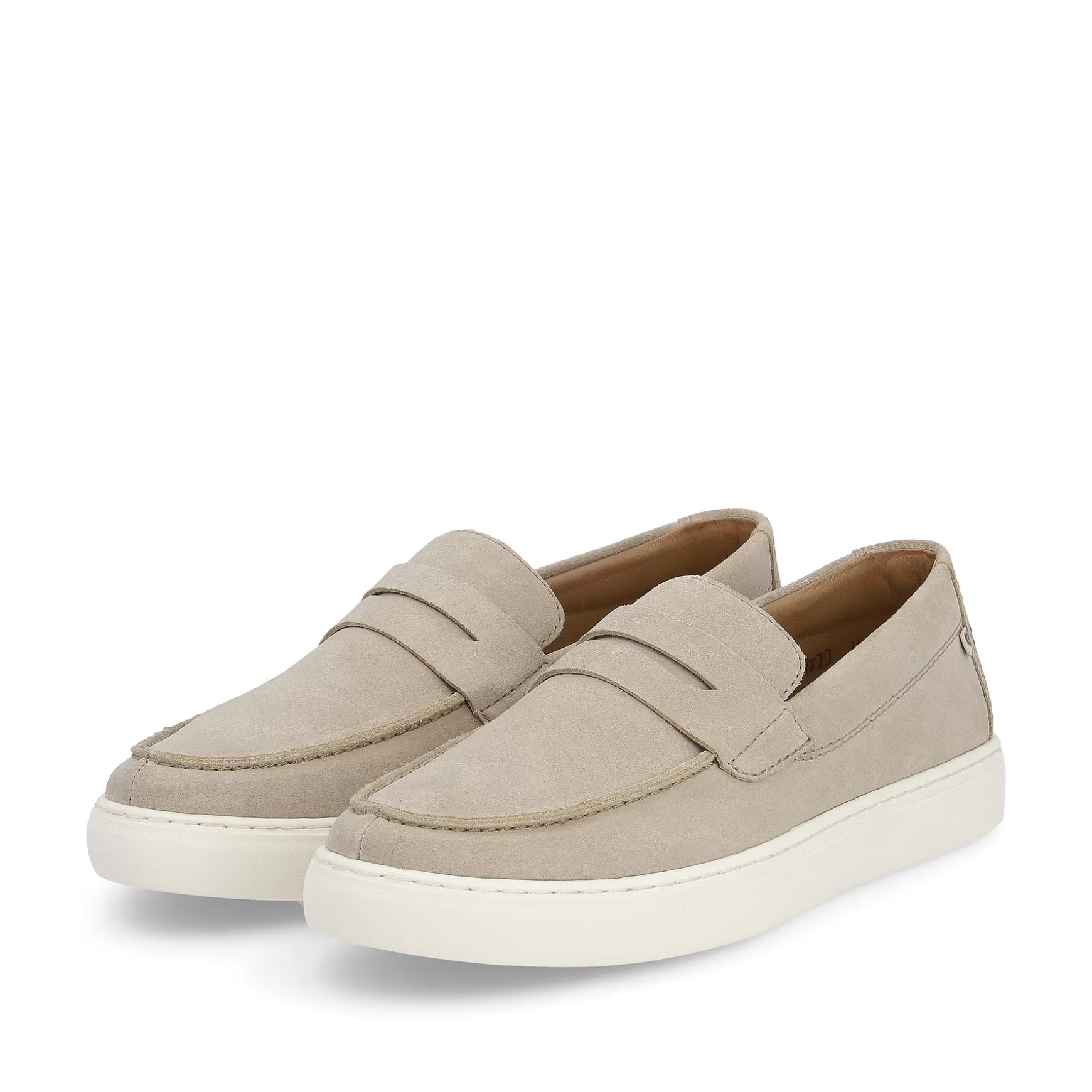 Men'S Slippers Light Beige-Rieker Clearance