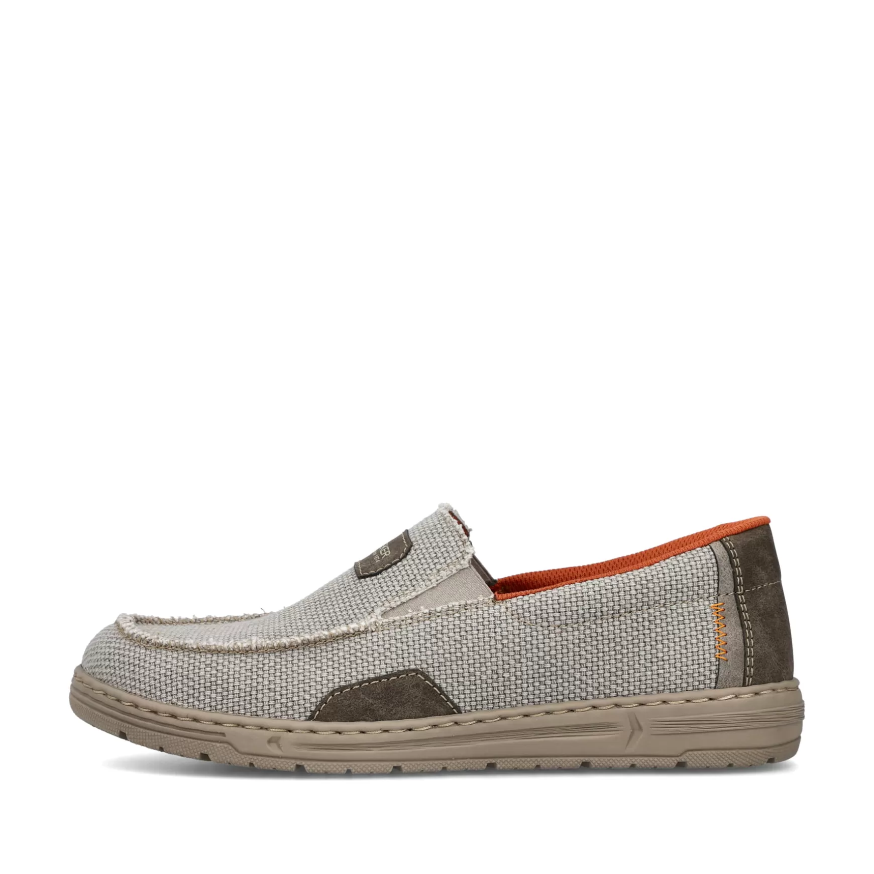 Men'S Slippers Light Beige-Orange-Rieker Shop