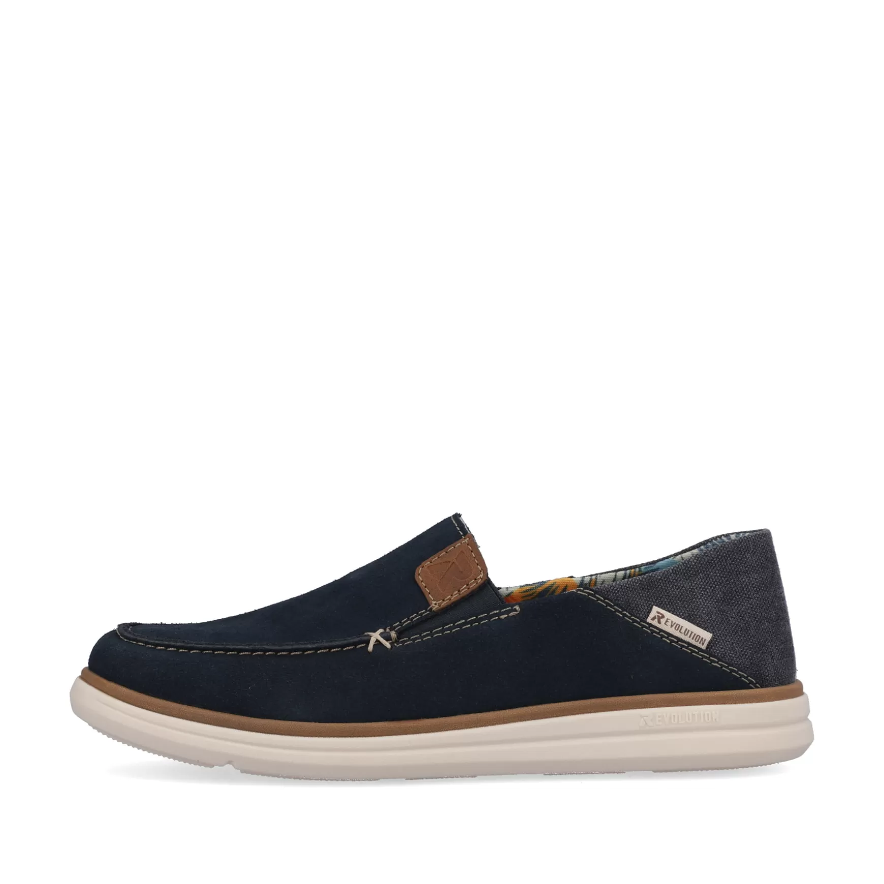 Men'S Slippers Navy-Rieker Sale