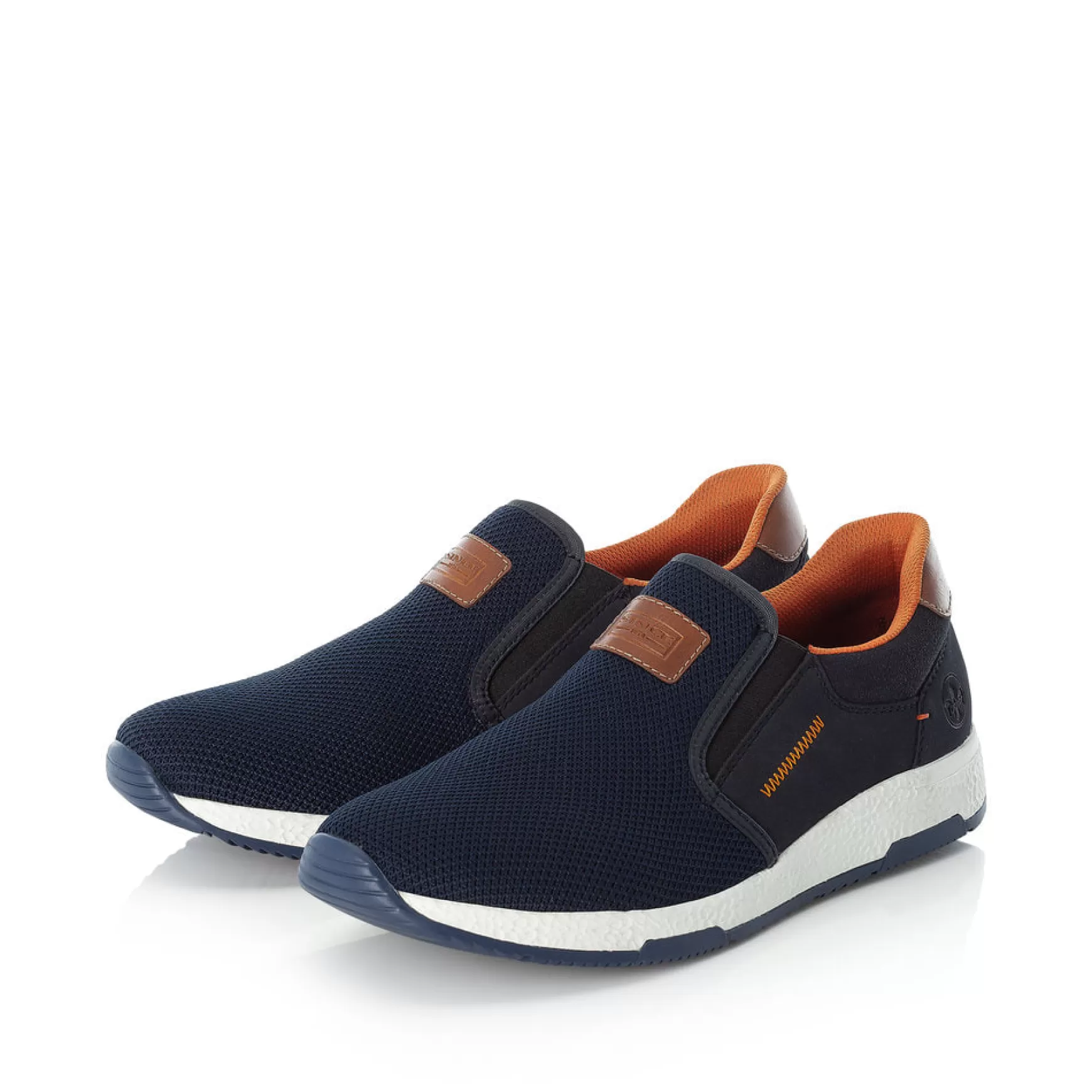 Men'S Slippers Navy Blue-Rieker Fashion