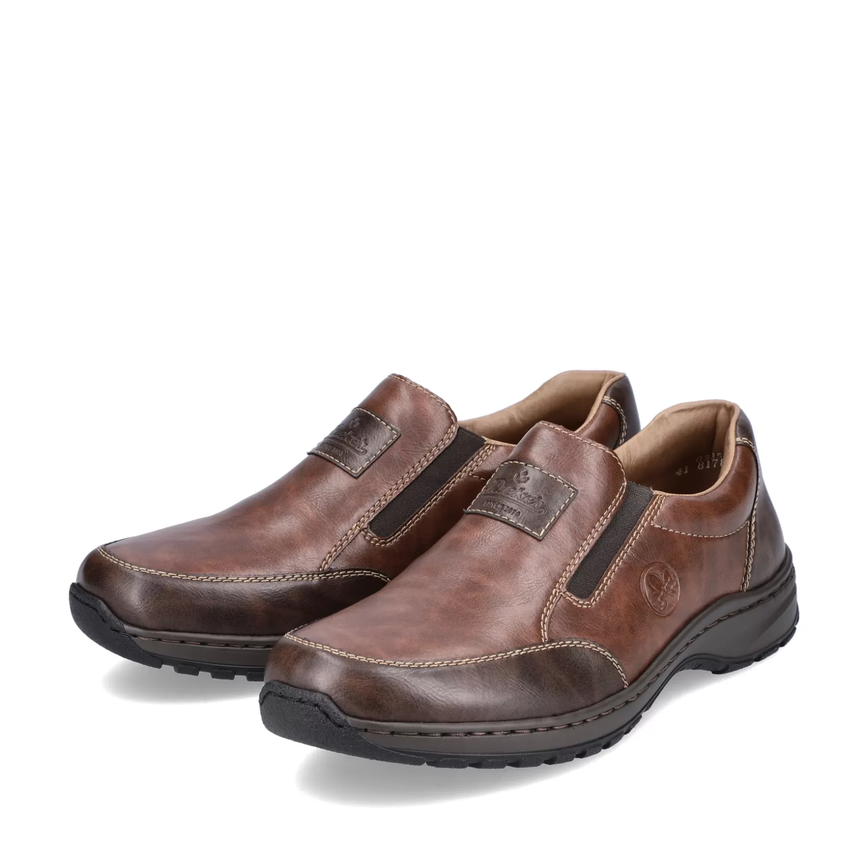 Men'S Slippers Nougat Brown-Rieker Clearance