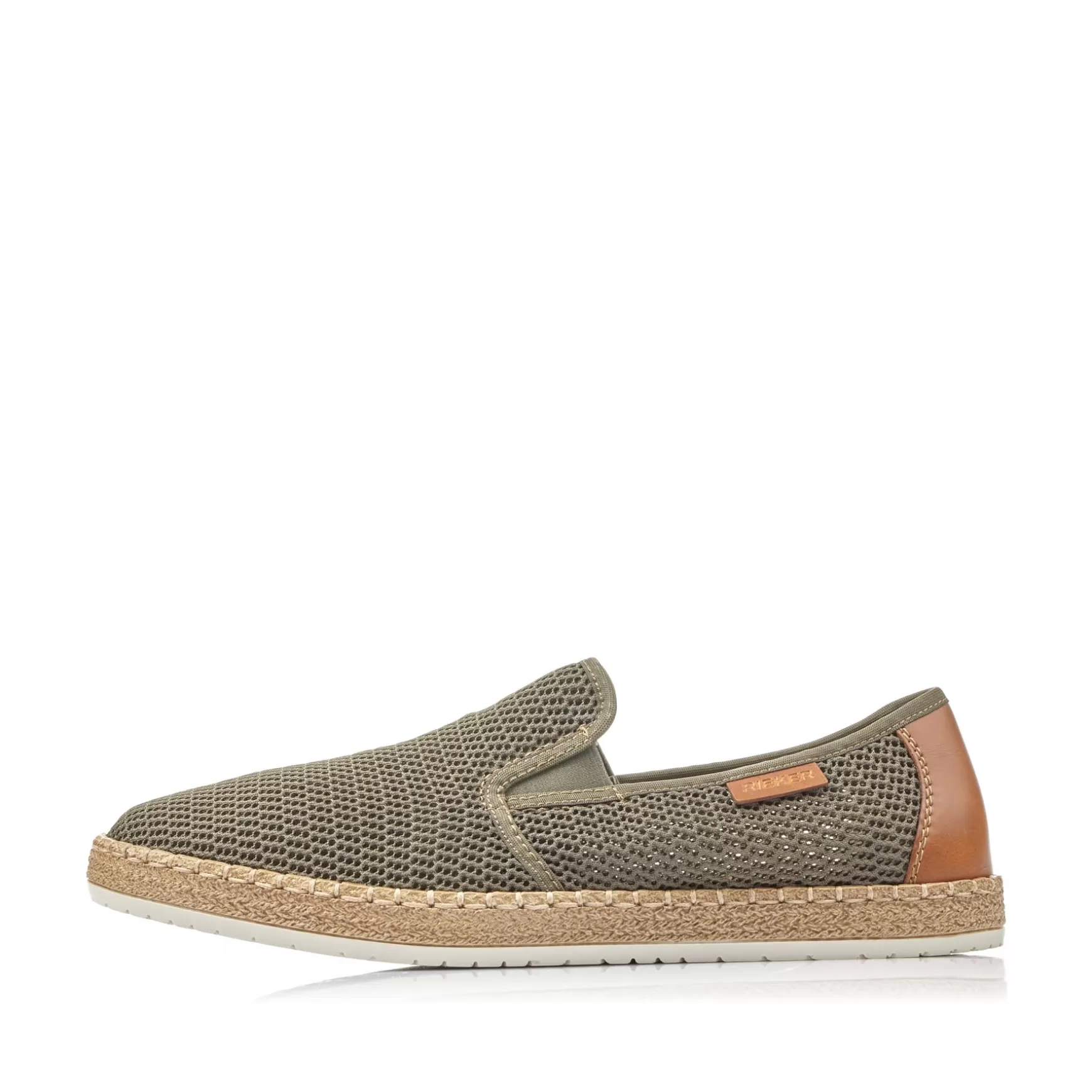 Men'S Slippers Olive Green-Rieker Sale