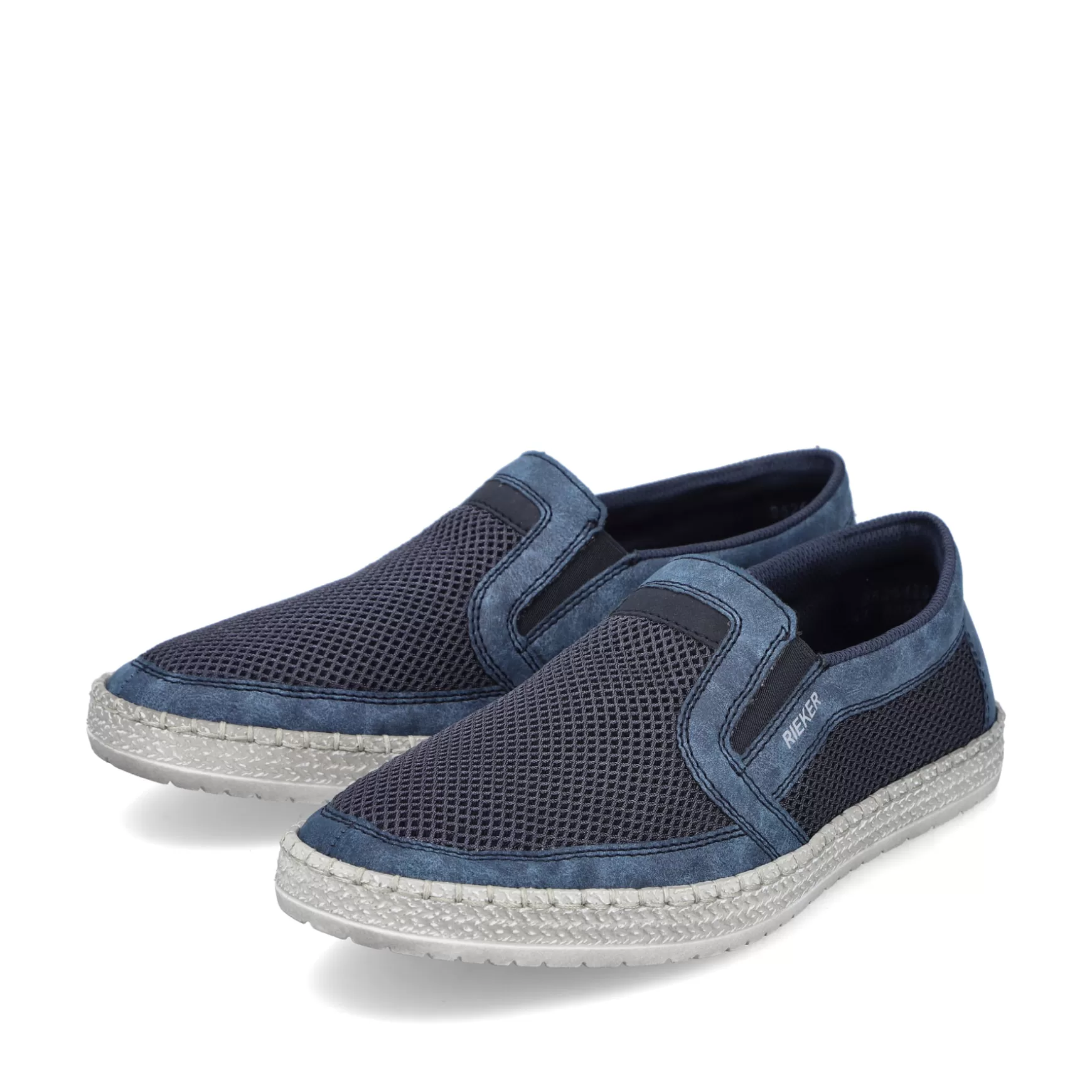 Men'S Slippers Sea Blue-Rieker Discount