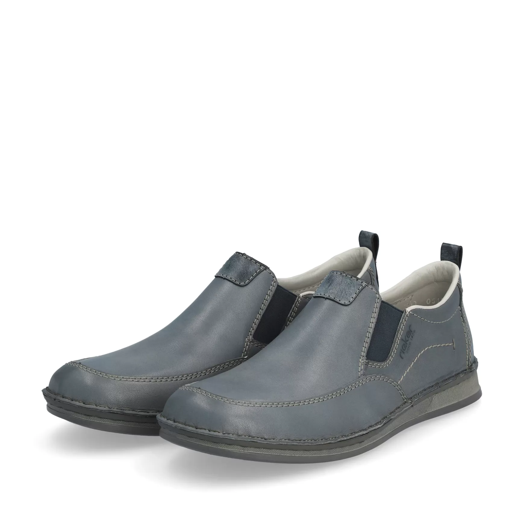 Men'S Slippers Slate Blue-Rieker Best