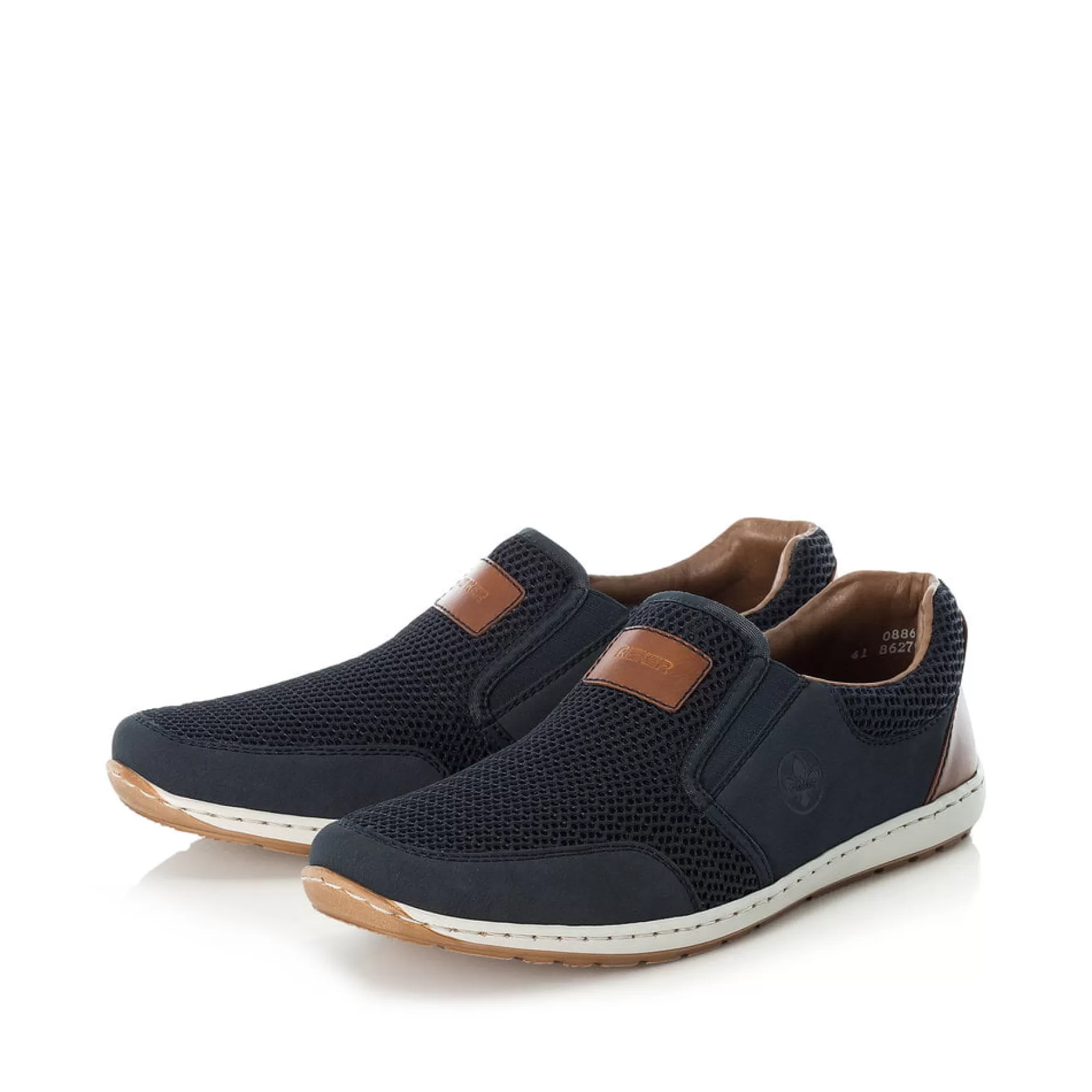 Men'S Slippers Slate Blue-Rieker Fashion