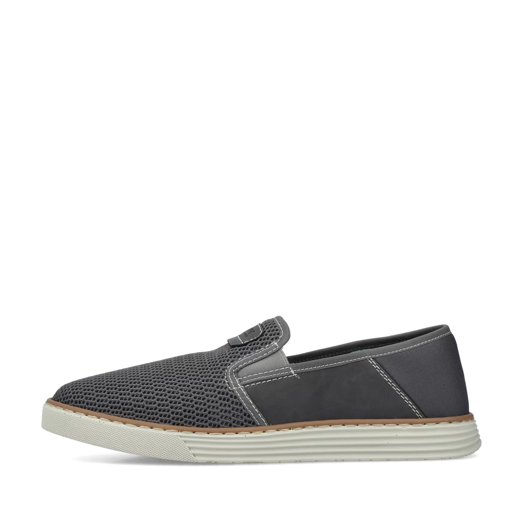 Men'S Slippers Stone Grey-Rieker Shop