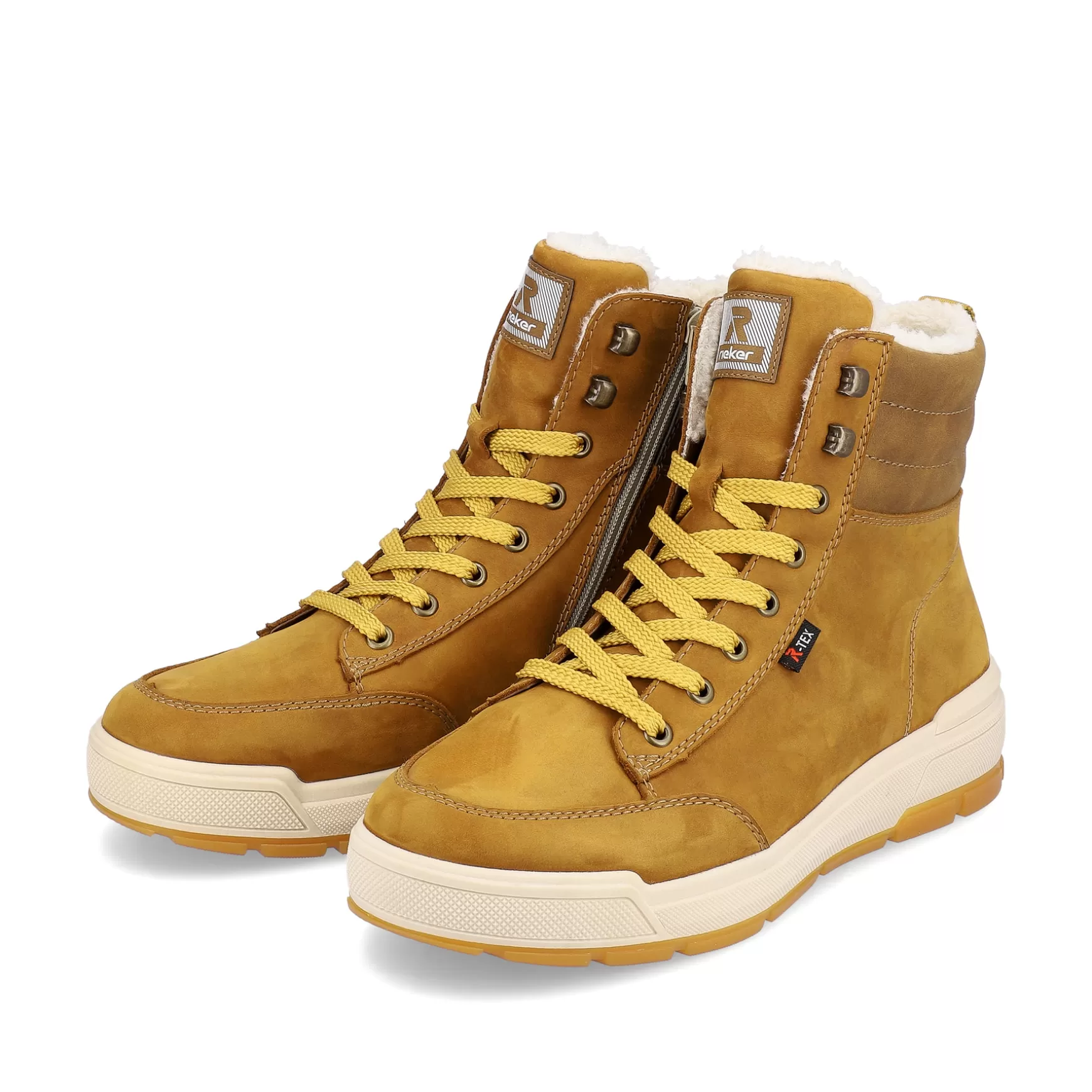 Men'S Sneaker High Camel Brown-Rieker Flash Sale