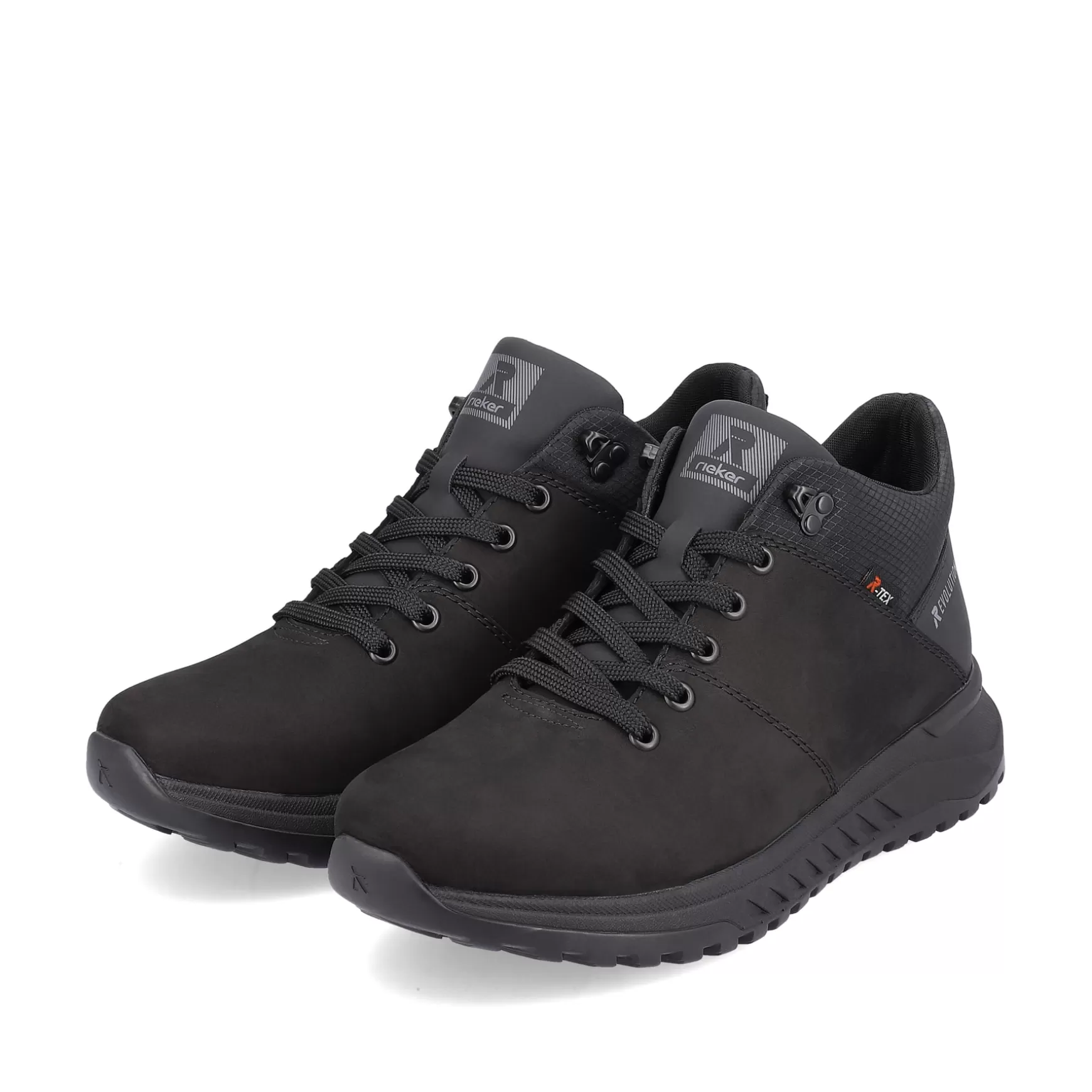 Men'S Sneaker High Deep Black-Rieker Cheap