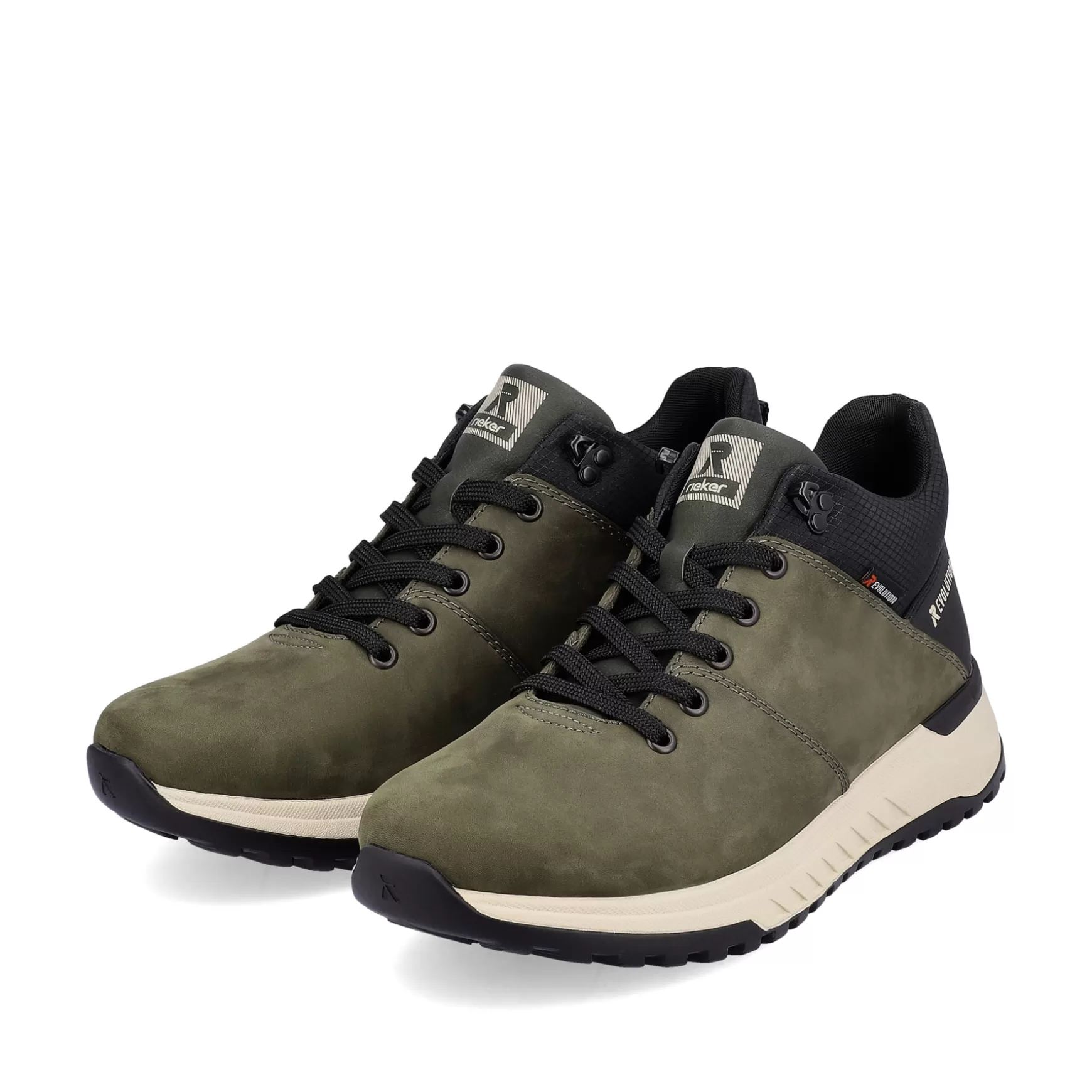 Men'S Sneaker High Forest Green-Rieker Discount