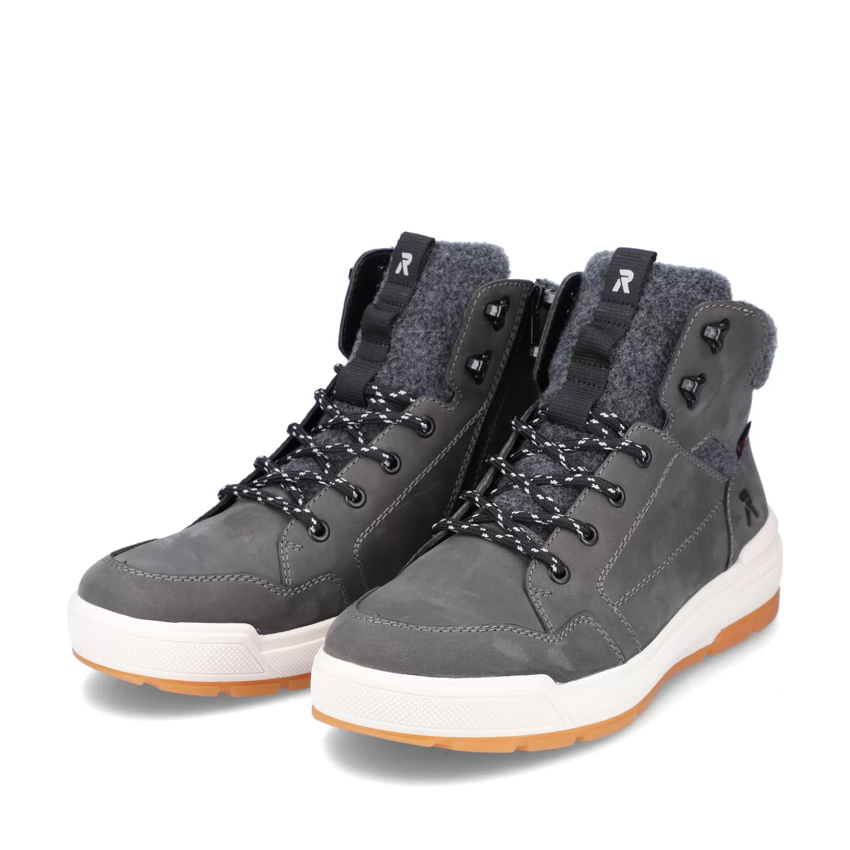 Men'S Sneaker High Graphite-Rieker Discount