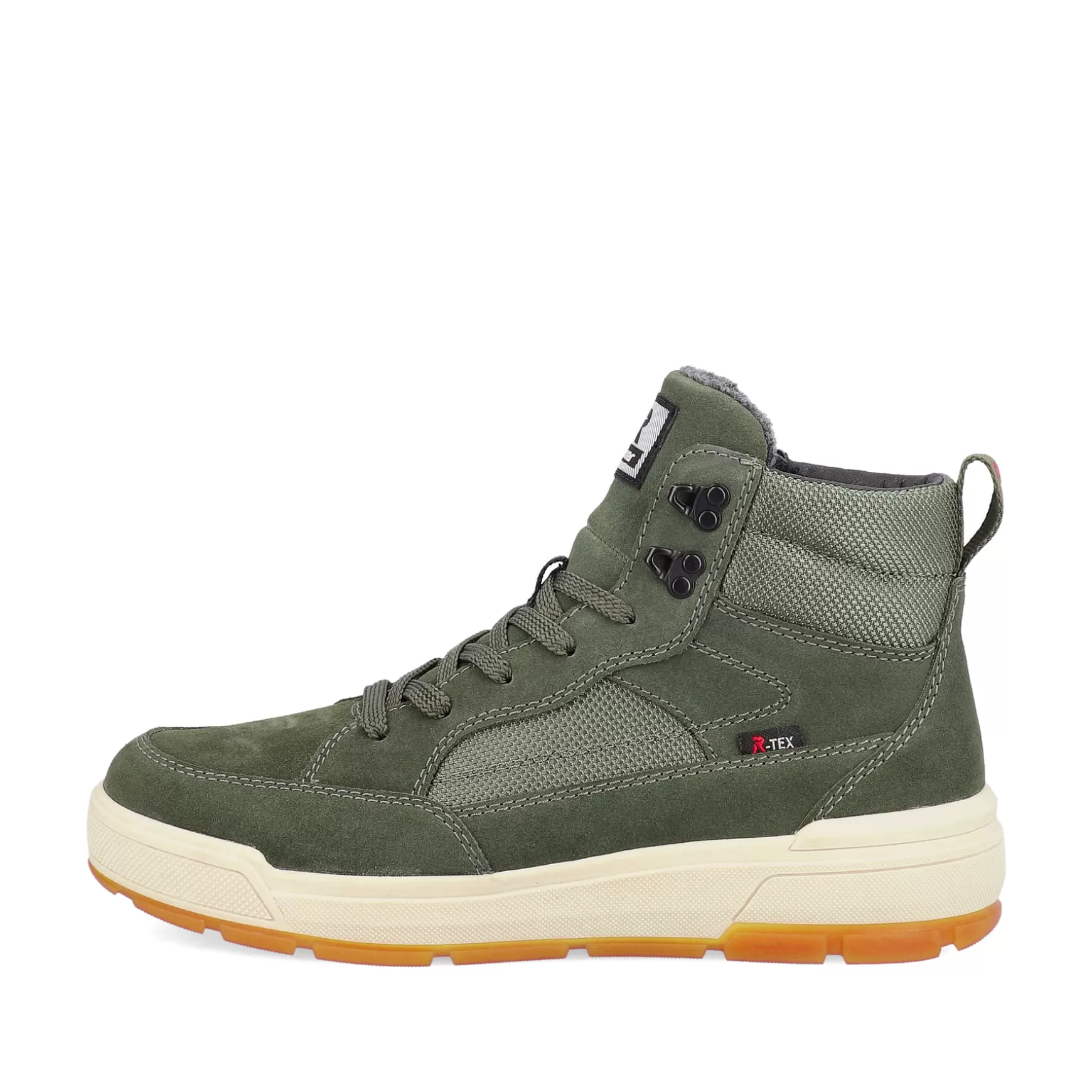 Men'S Sneaker High Khaki Green-Rieker New