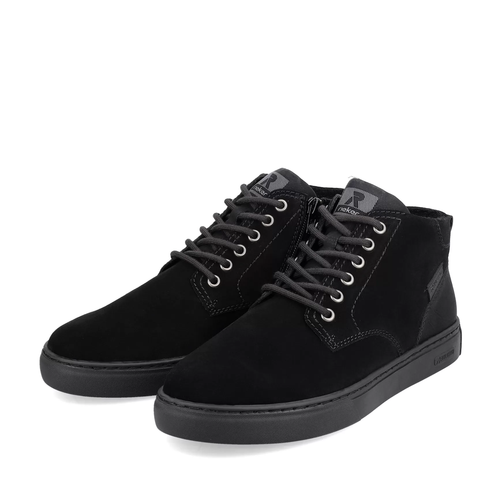 Men'S Sneaker High Steel Black-Rieker New