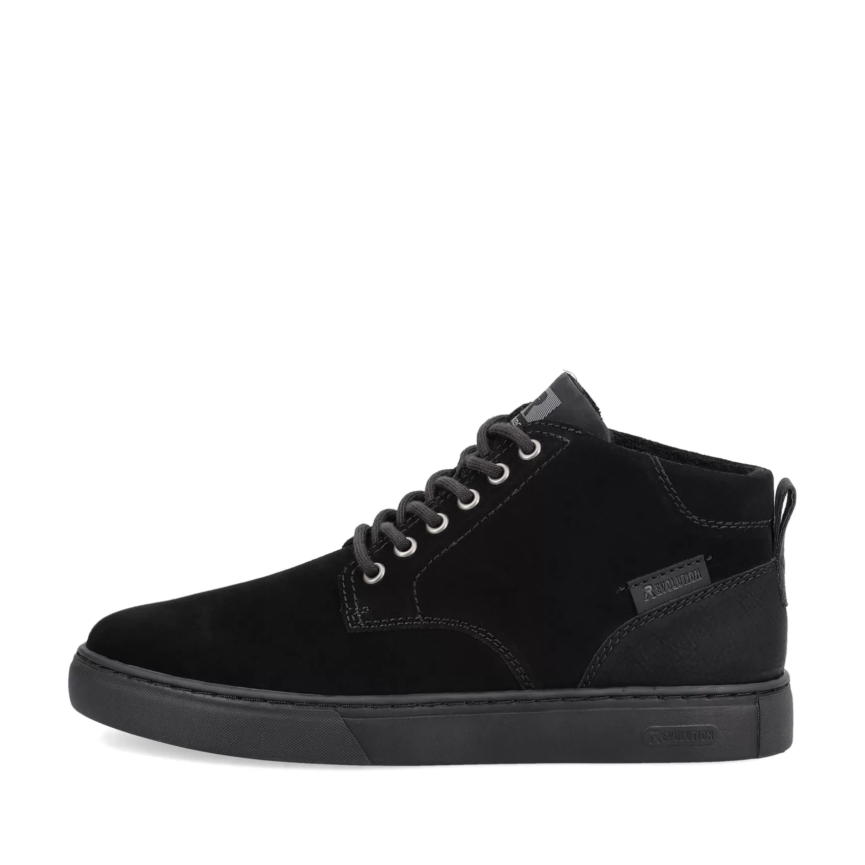 Men'S Sneaker High Steel Black-Rieker New