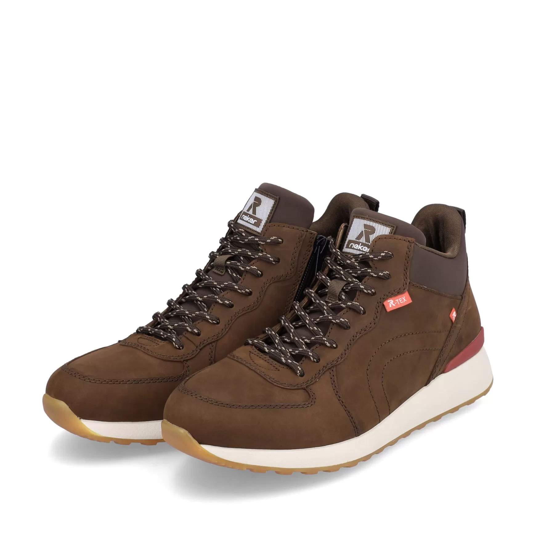 Men'S Sneaker High Wood Brown-Rieker Cheap