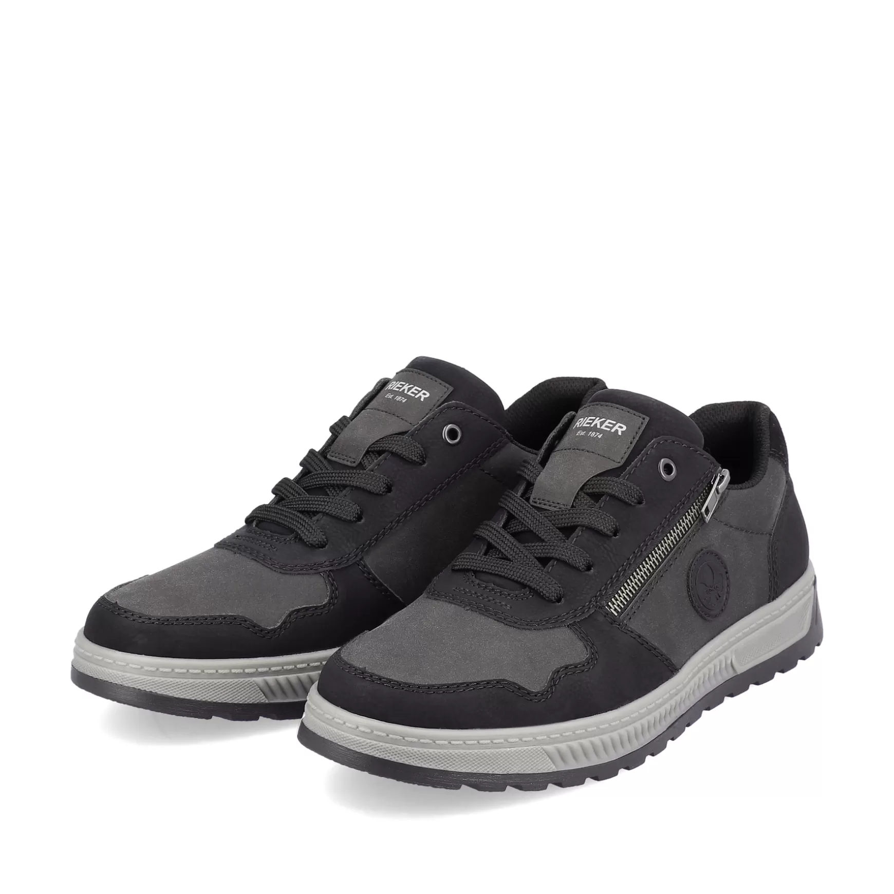 Men'S Sneaker Low Asphalt Black-Rieker Outlet