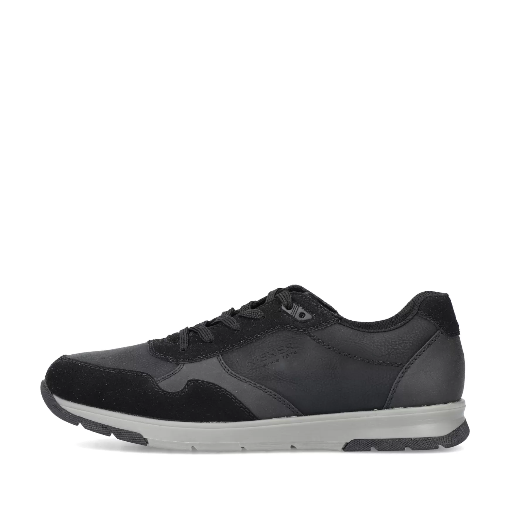 Men'S Sneaker Low Asphalt Black-Rieker Shop