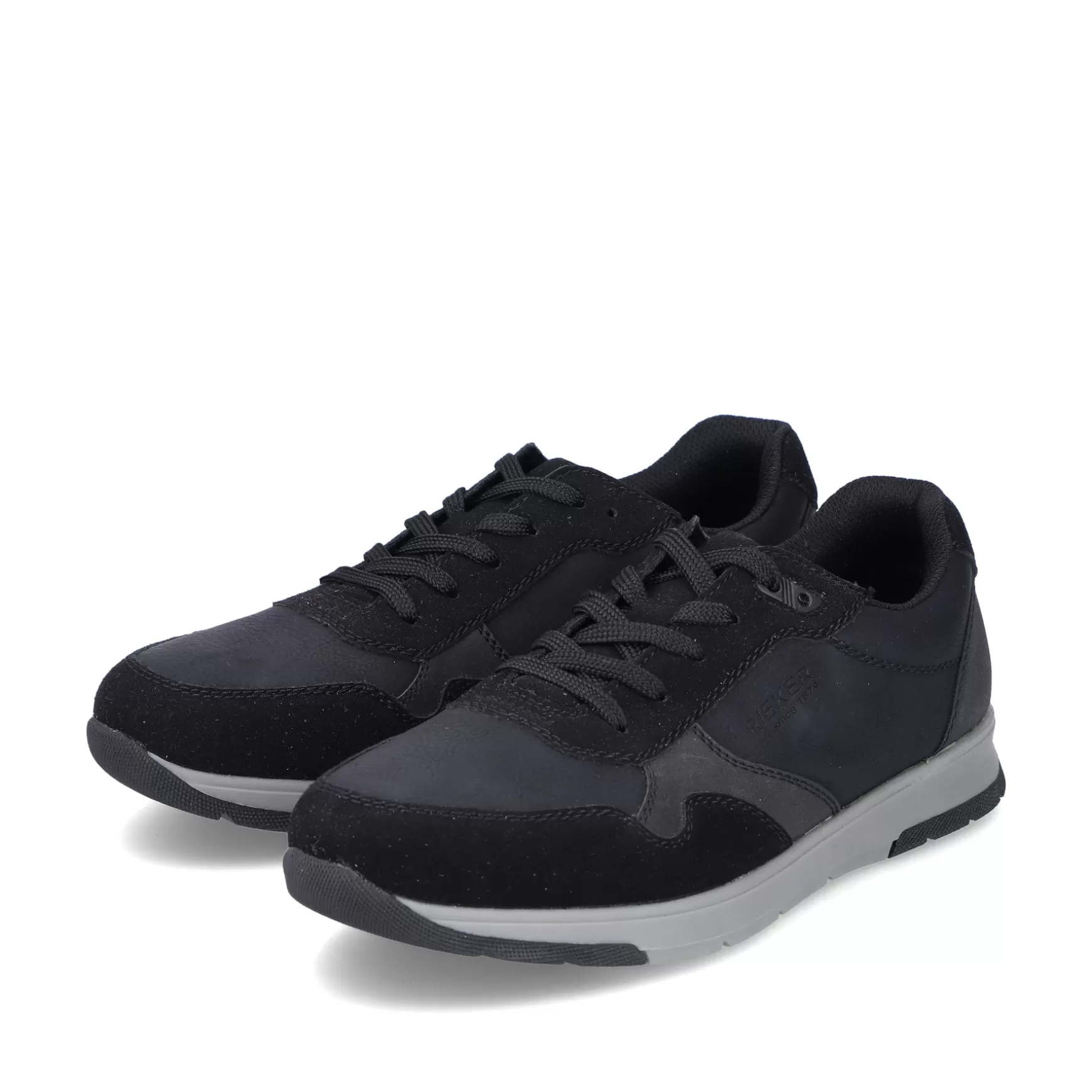 Men'S Sneaker Low Asphalt Black-Rieker Shop