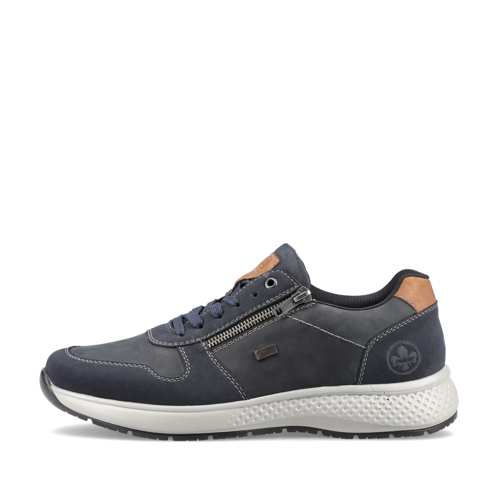 Men'S Sneaker Low Blue Gray-Rieker Shop