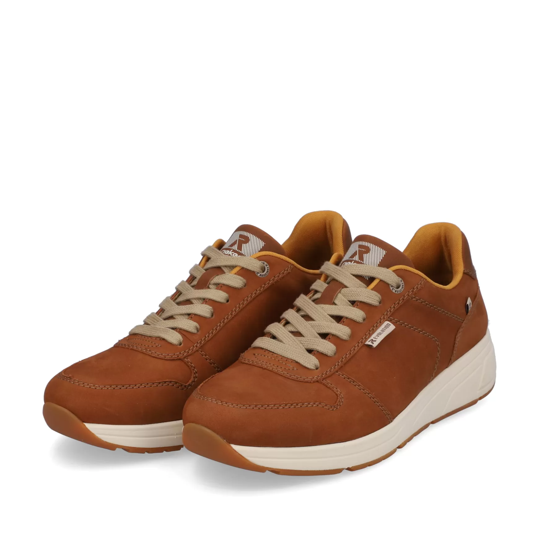 Men'S Sneaker Low Caramel Brown-Rieker Shop