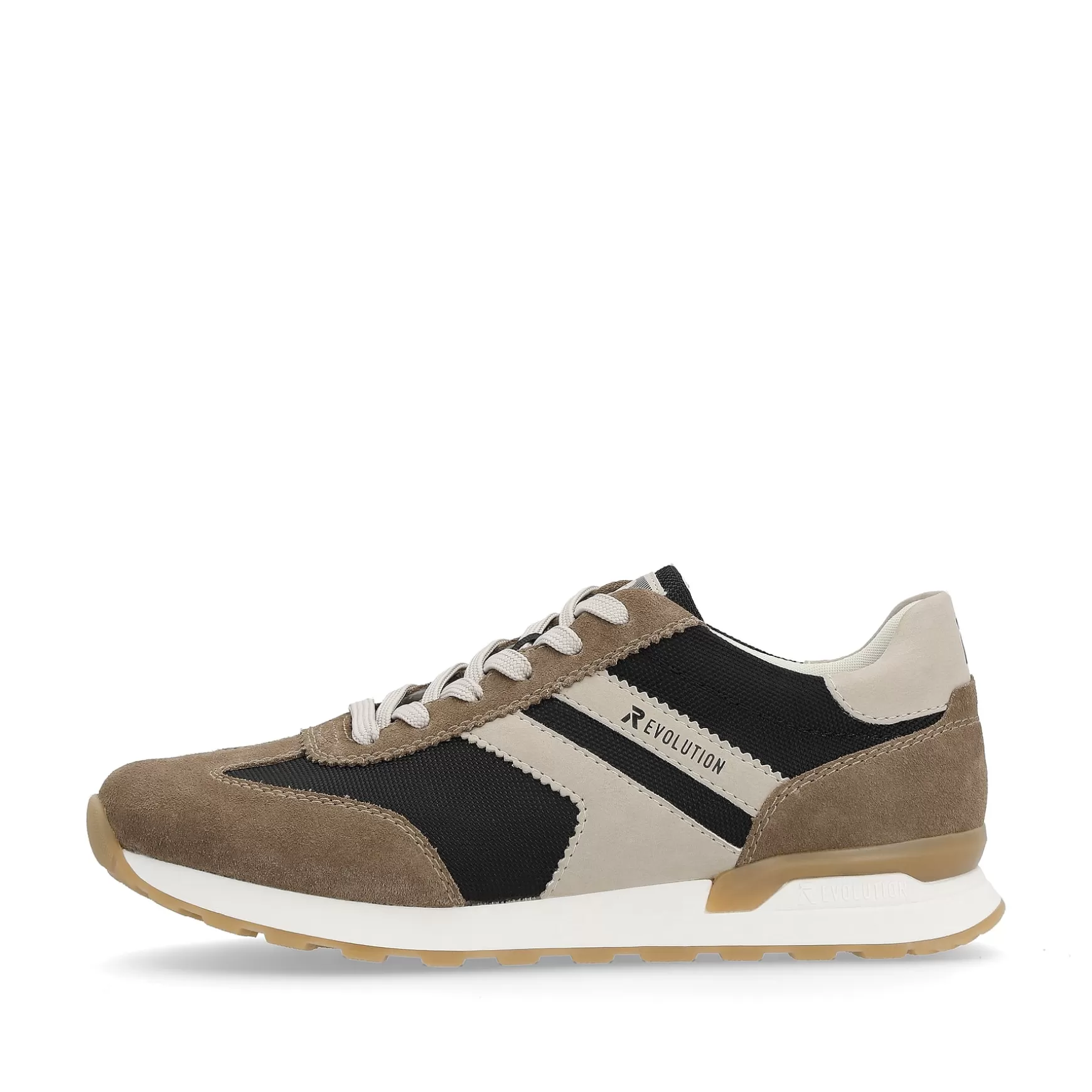 Men'S Sneaker Low Cinnamon Black-Rieker Discount