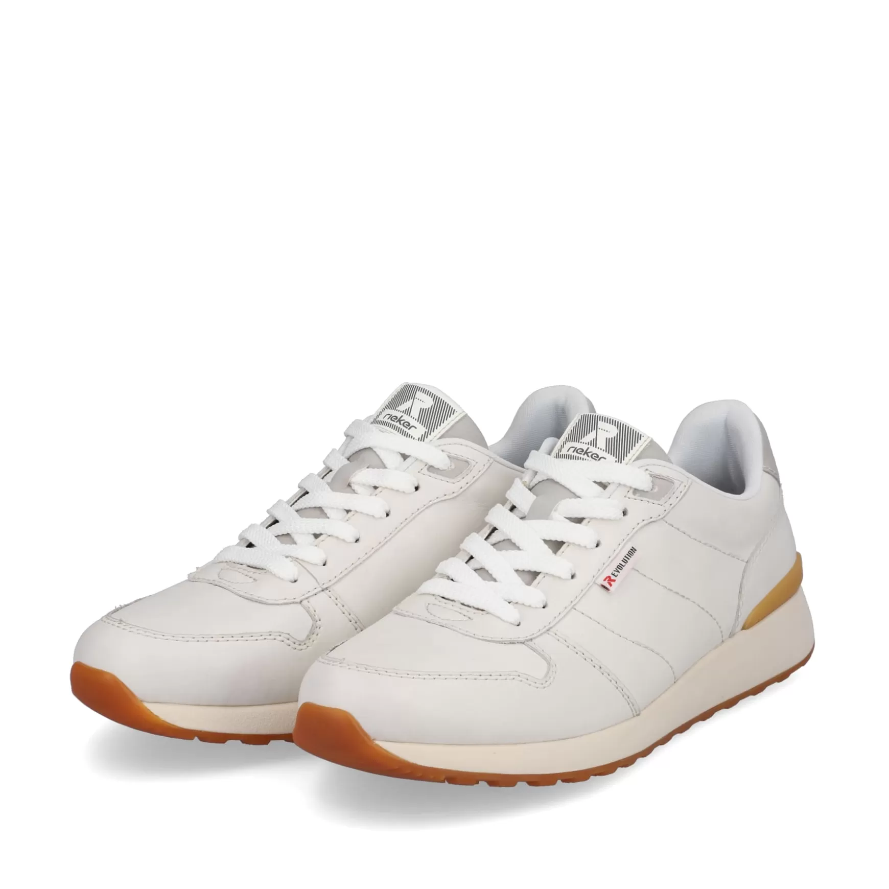 Men'S Sneaker Low Crystal White-Rieker Online