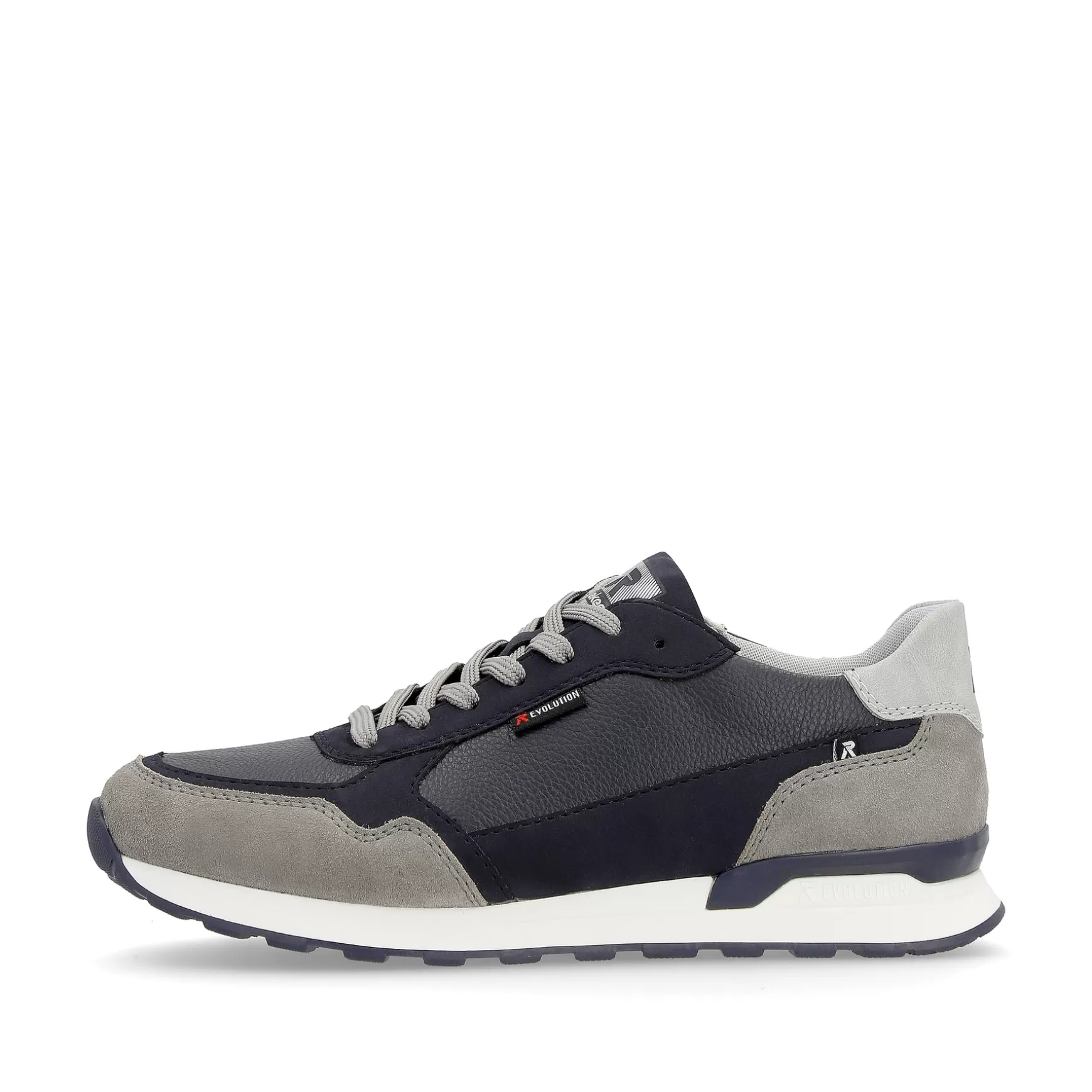 Men'S Sneaker Low Dark-Blue Graphite-Grey-Rieker Store