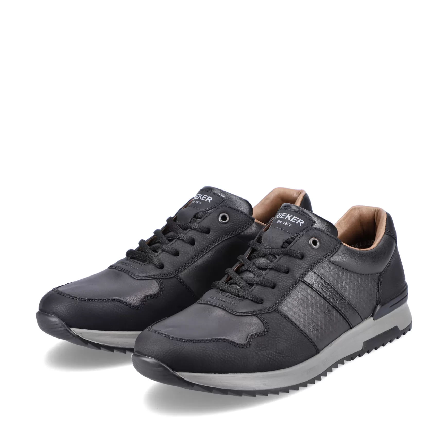 Men'S Sneaker Low Deep Black-Rieker Shop