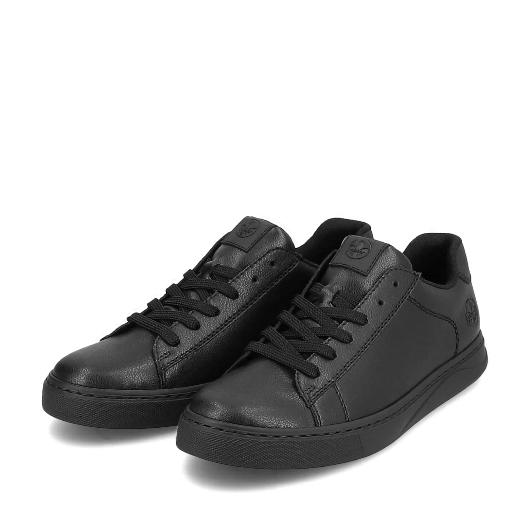 Men'S Sneaker Low Deep Black-Rieker Fashion