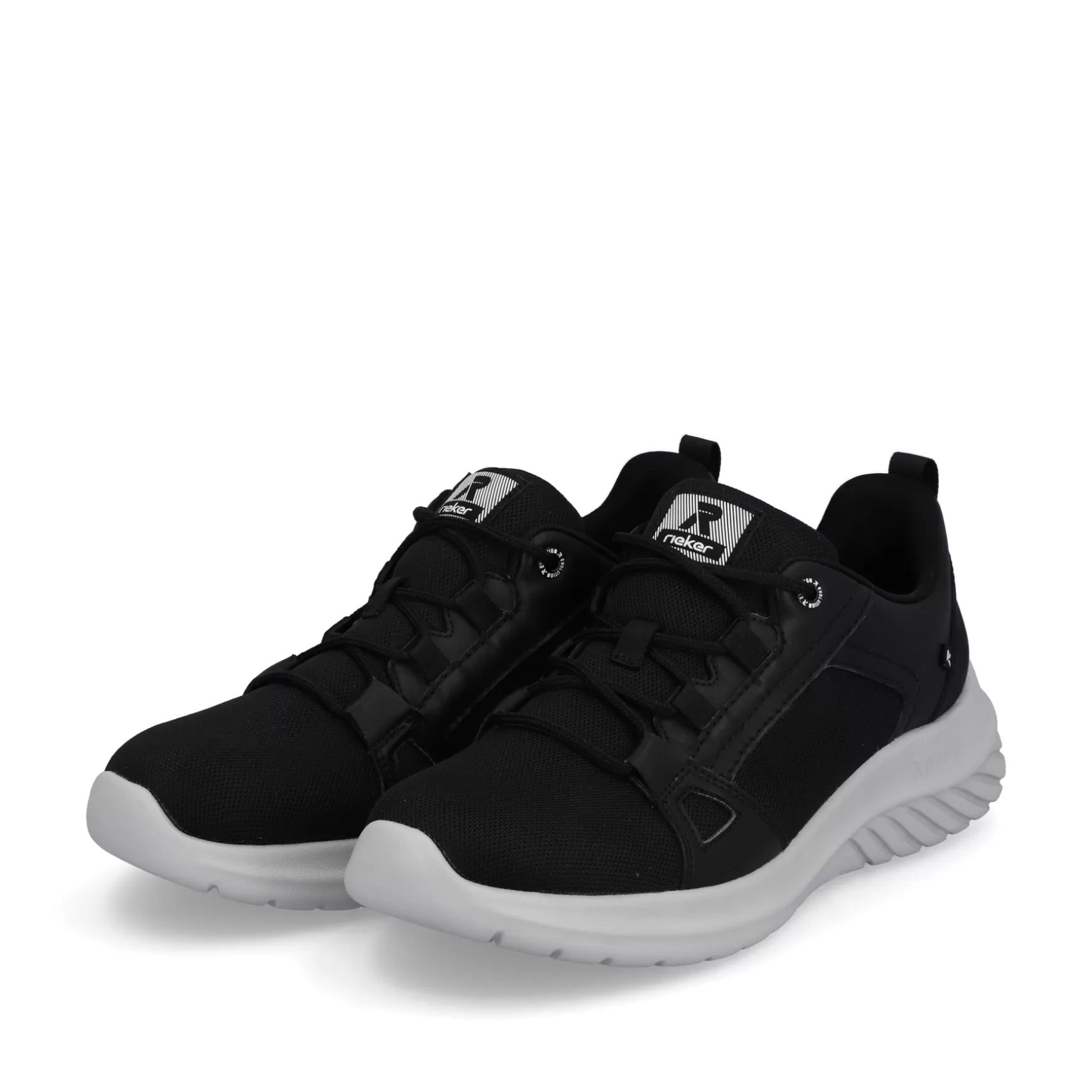 Men'S Sneaker Low Noir-Rieker Best Sale