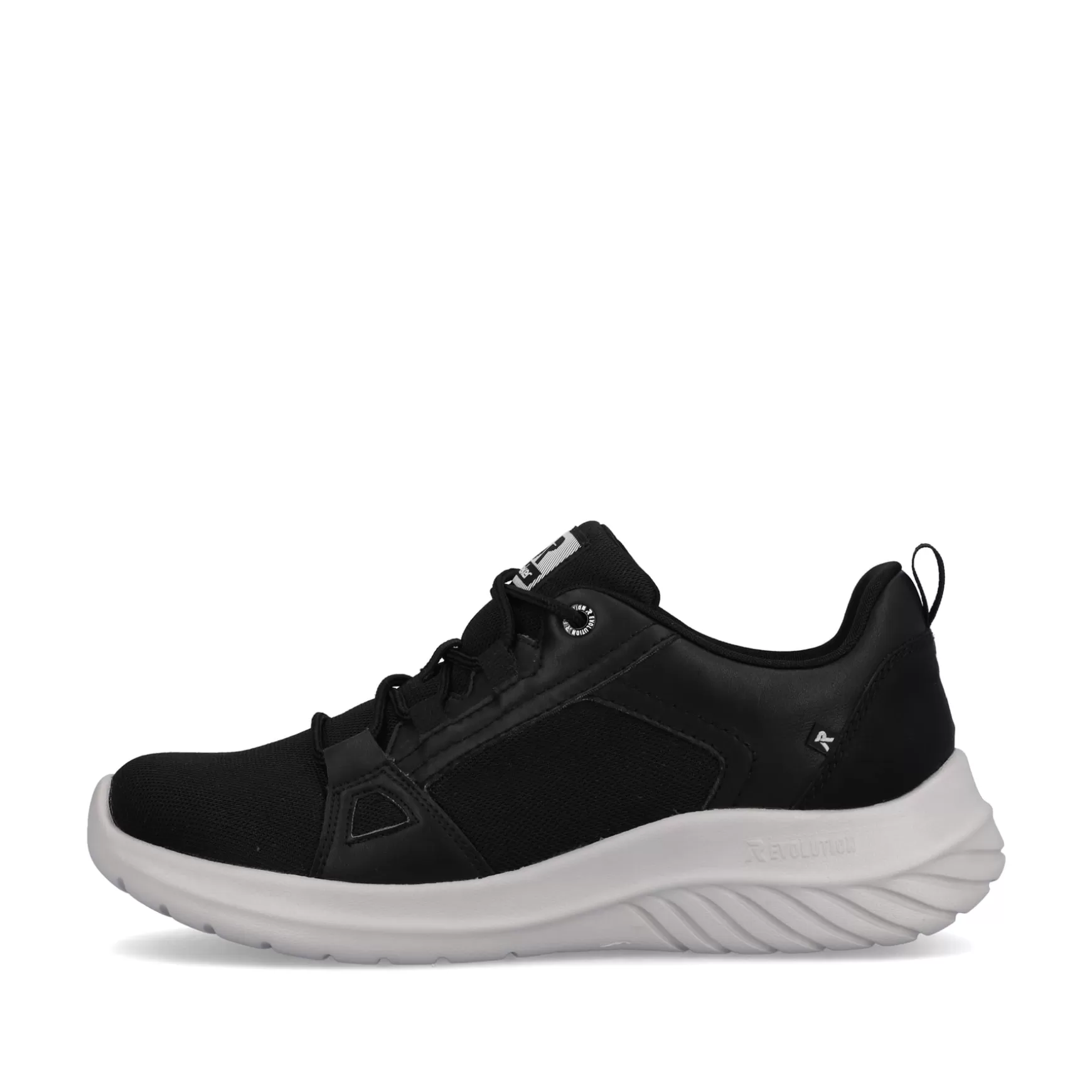 Men'S Sneaker Low Noir-Rieker Best Sale