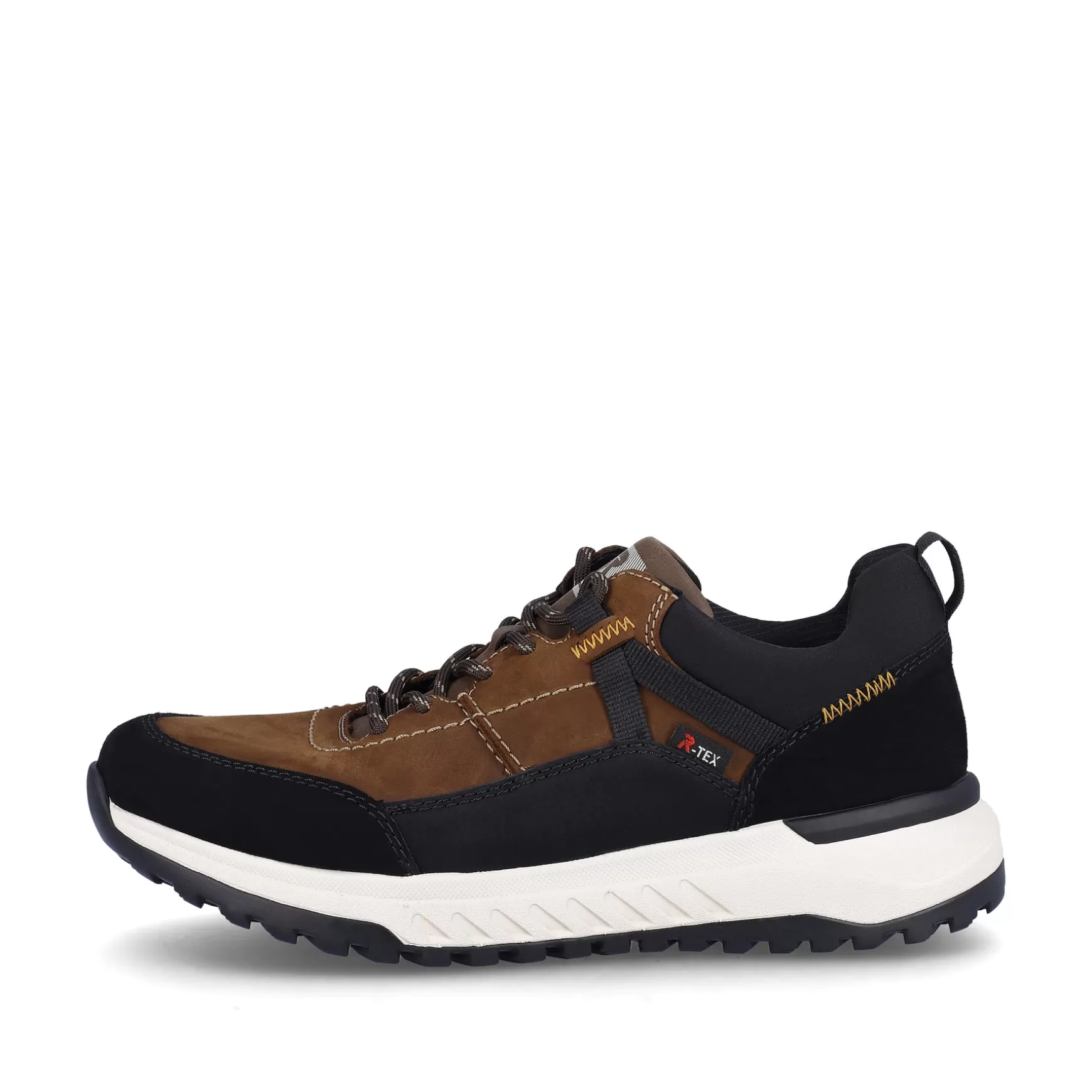 Men'S Sneaker Low Nut-Brown Black-Rieker New