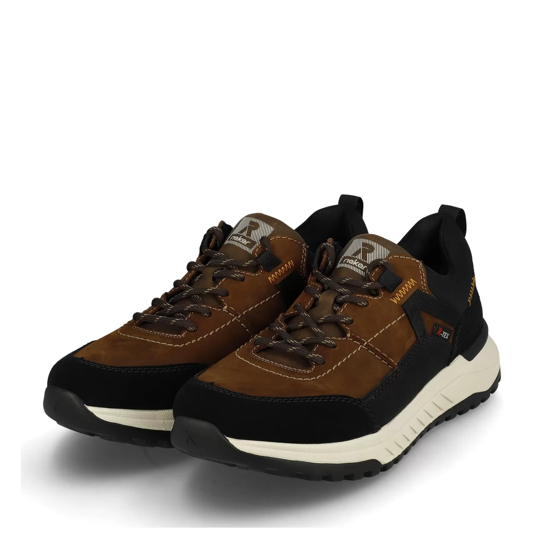 Men'S Sneaker Low Nut-Brown Black-Rieker New