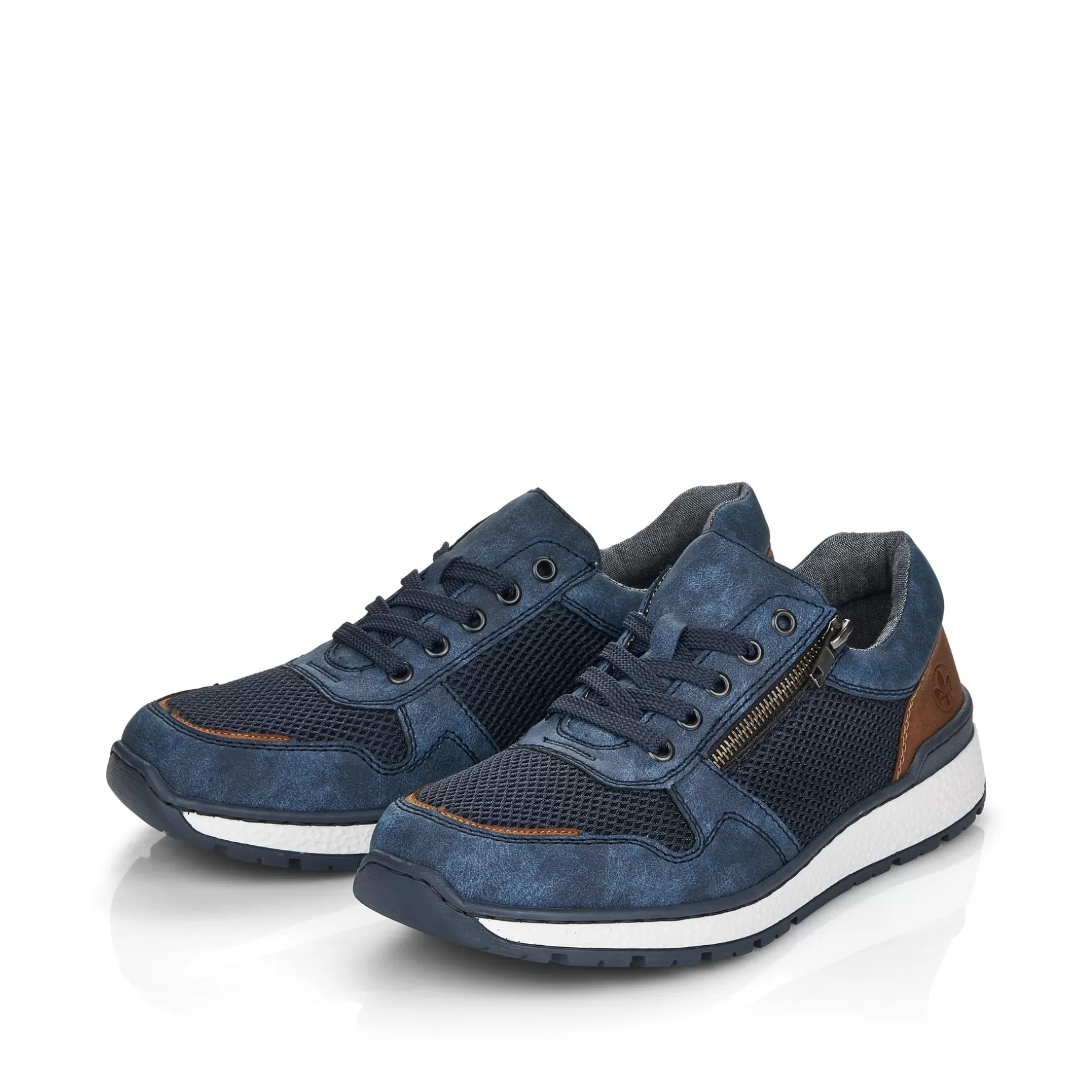 Men'S Sneaker Low Pacific Blue-Rieker Cheap