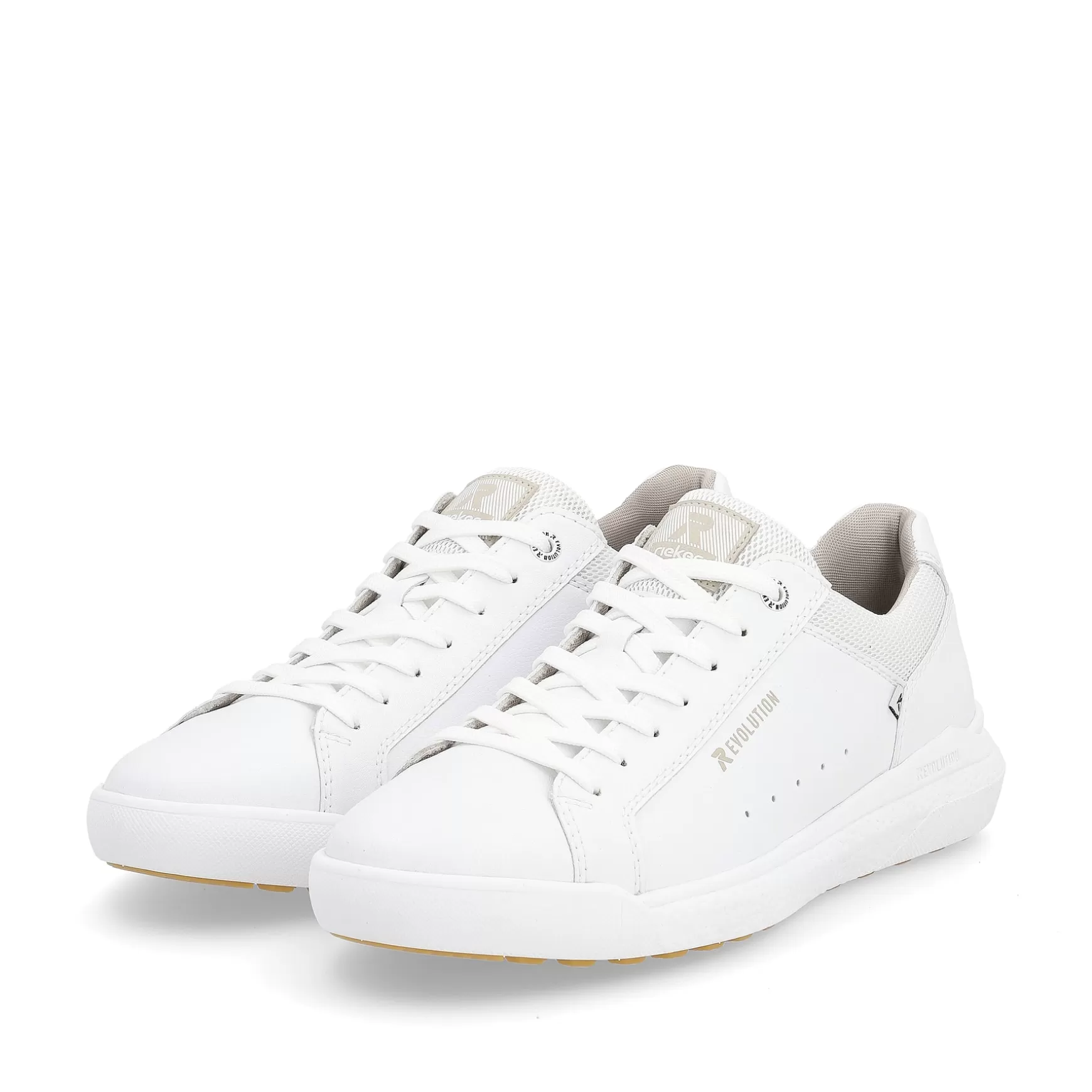 Men'S Sneaker Low Pearl White-Rieker Flash Sale