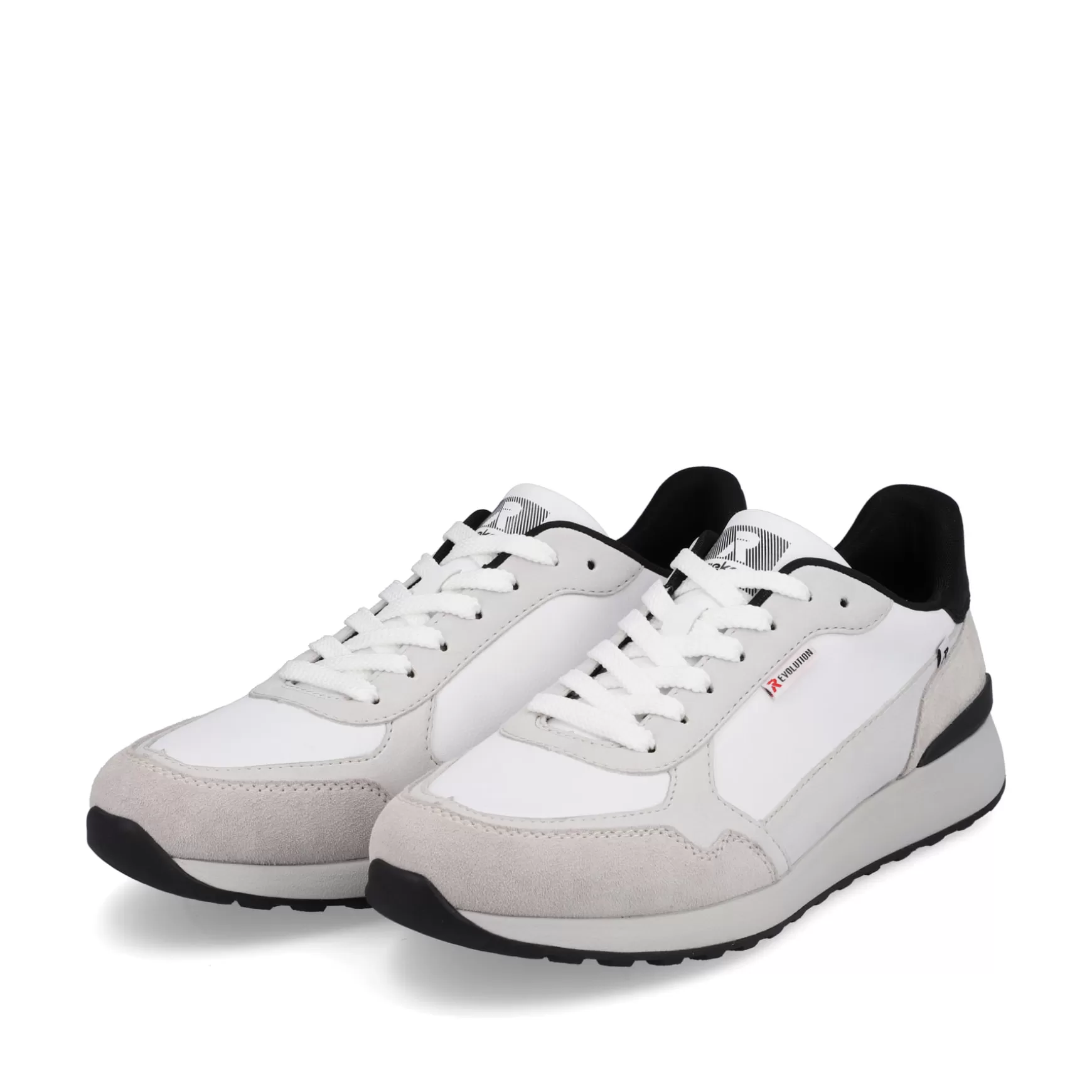 Men'S Sneaker Low Pearl-White Grey-Rieker Shop