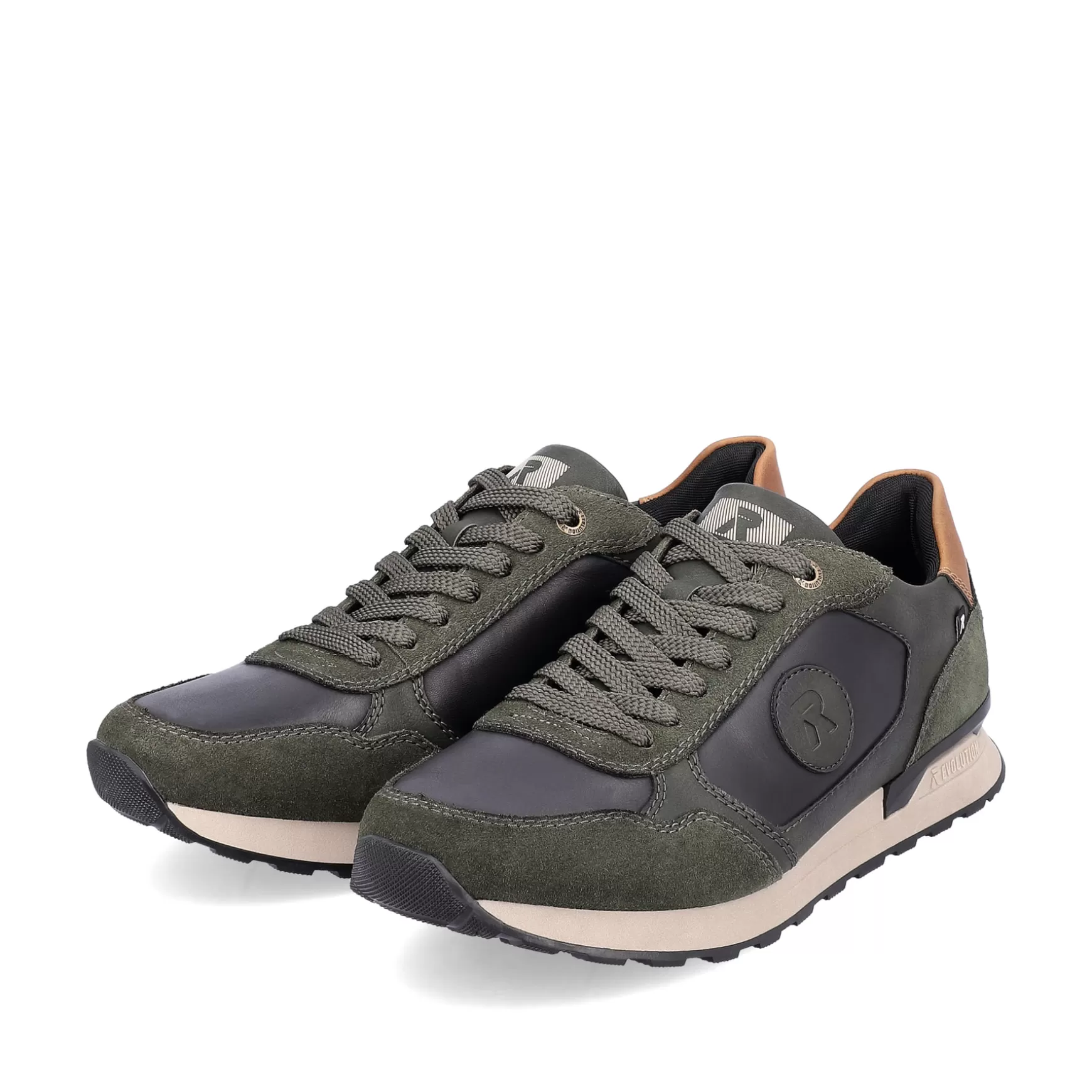 Men'S Sneaker Low Rainforest Green-Rieker Store